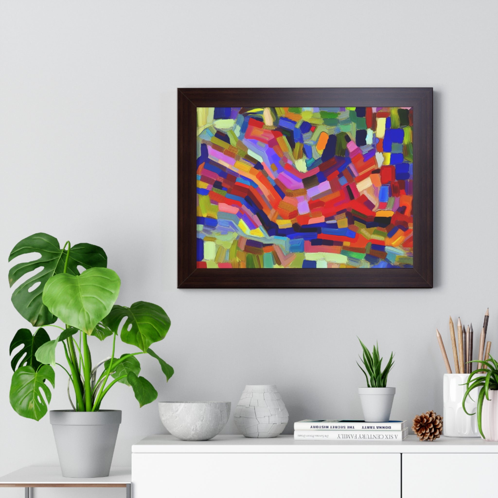 Vivid Echoes in Motion | Framed Print