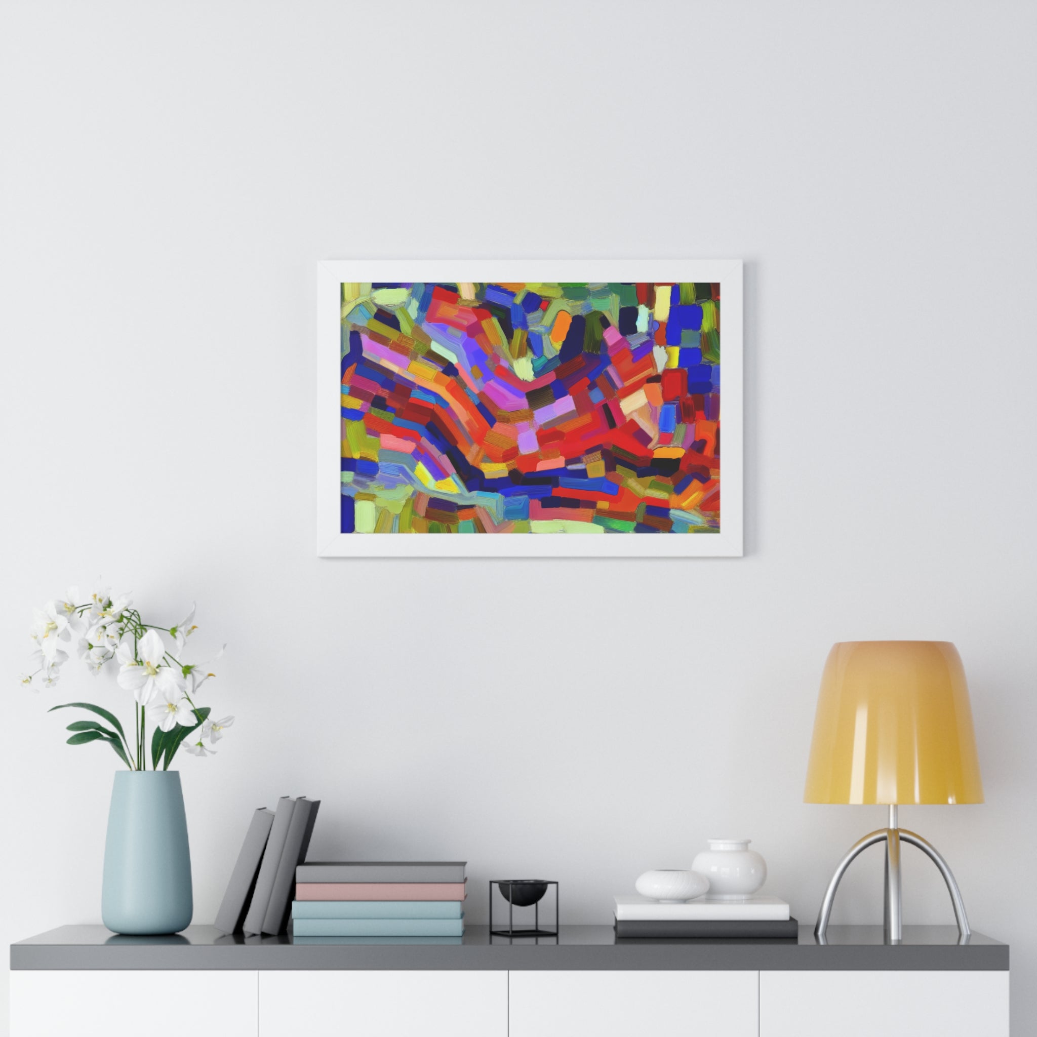 Vivid Echoes in Motion | Framed Print