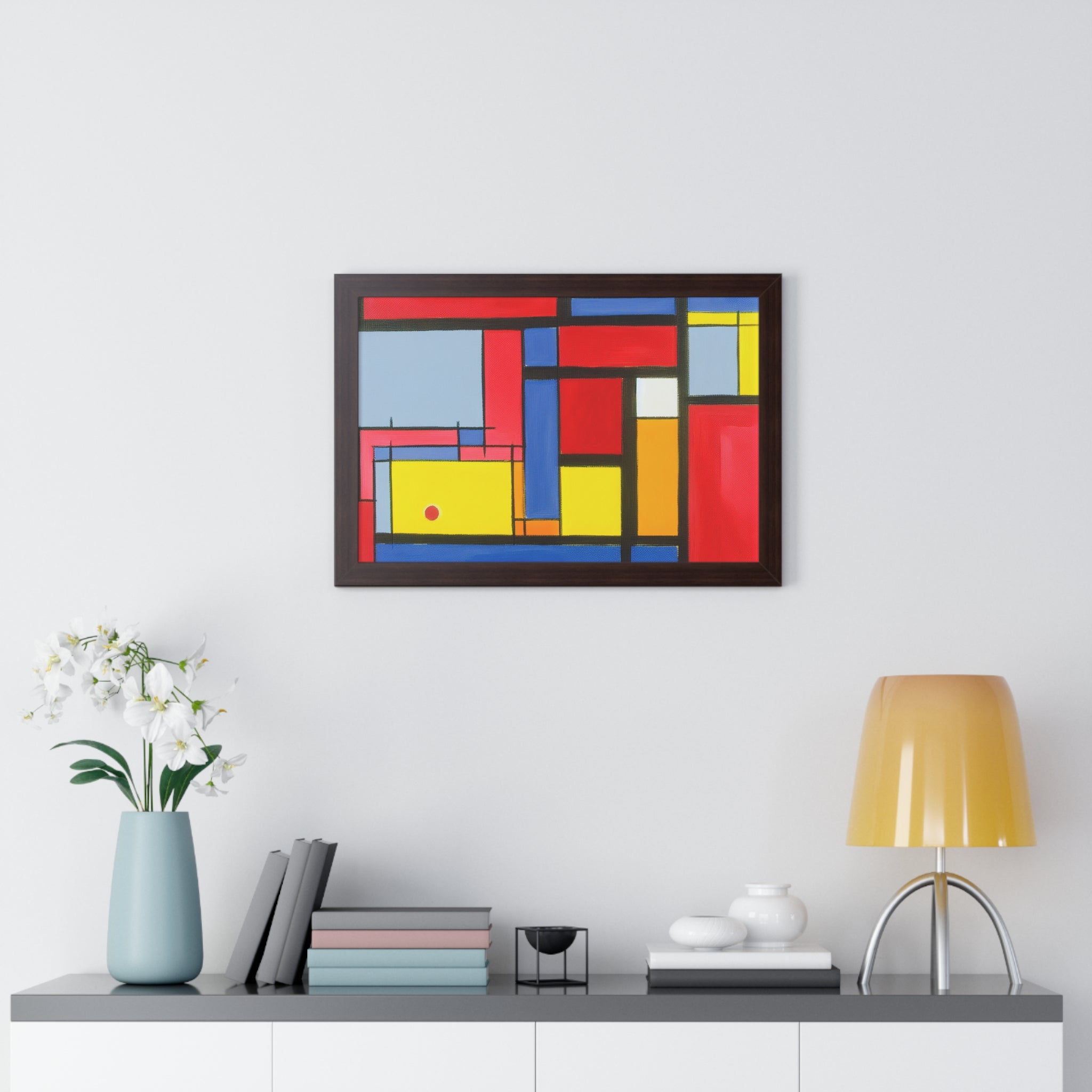 Primary Harmony and Tension | Framed Print
