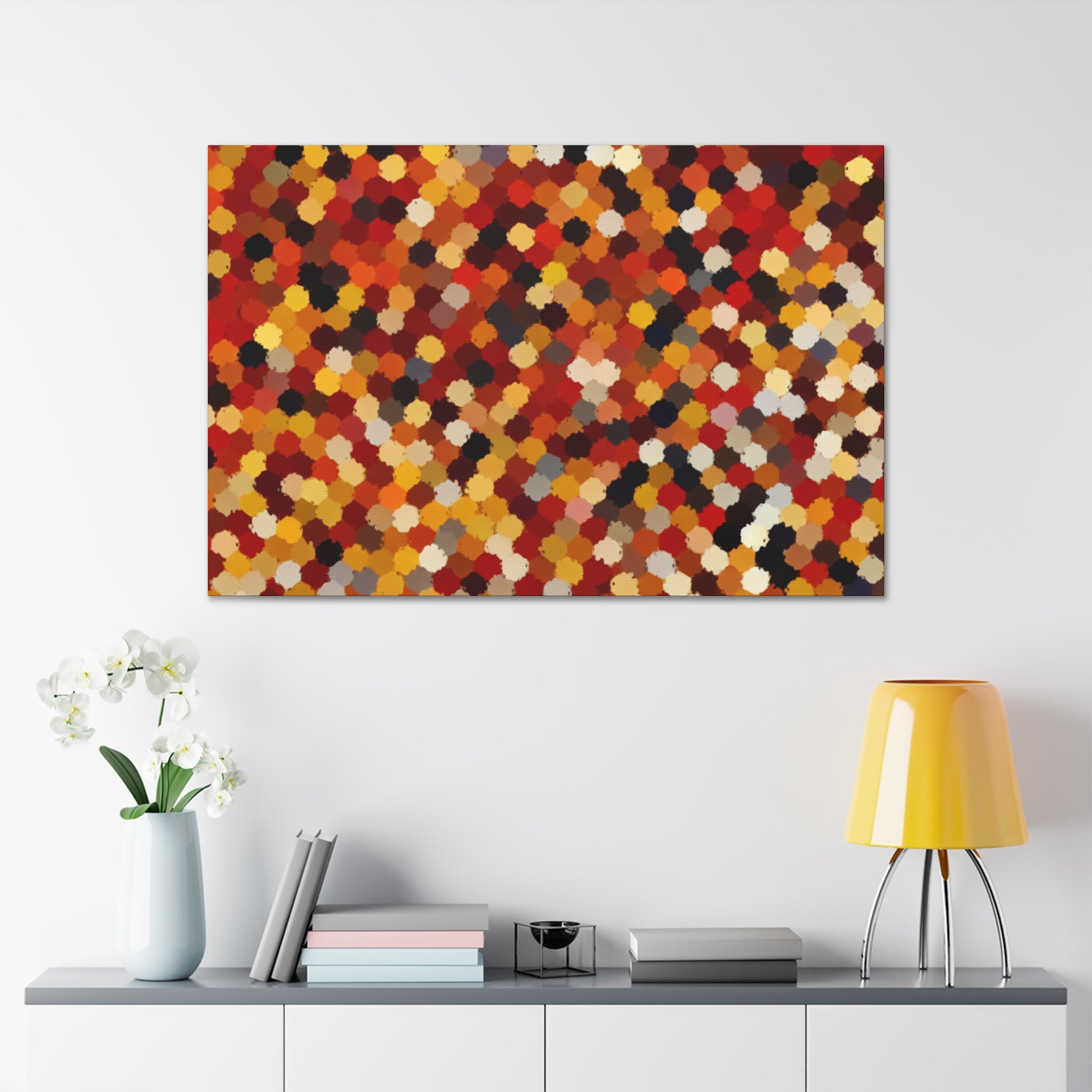 Radiant Dance of Circles | Canvas