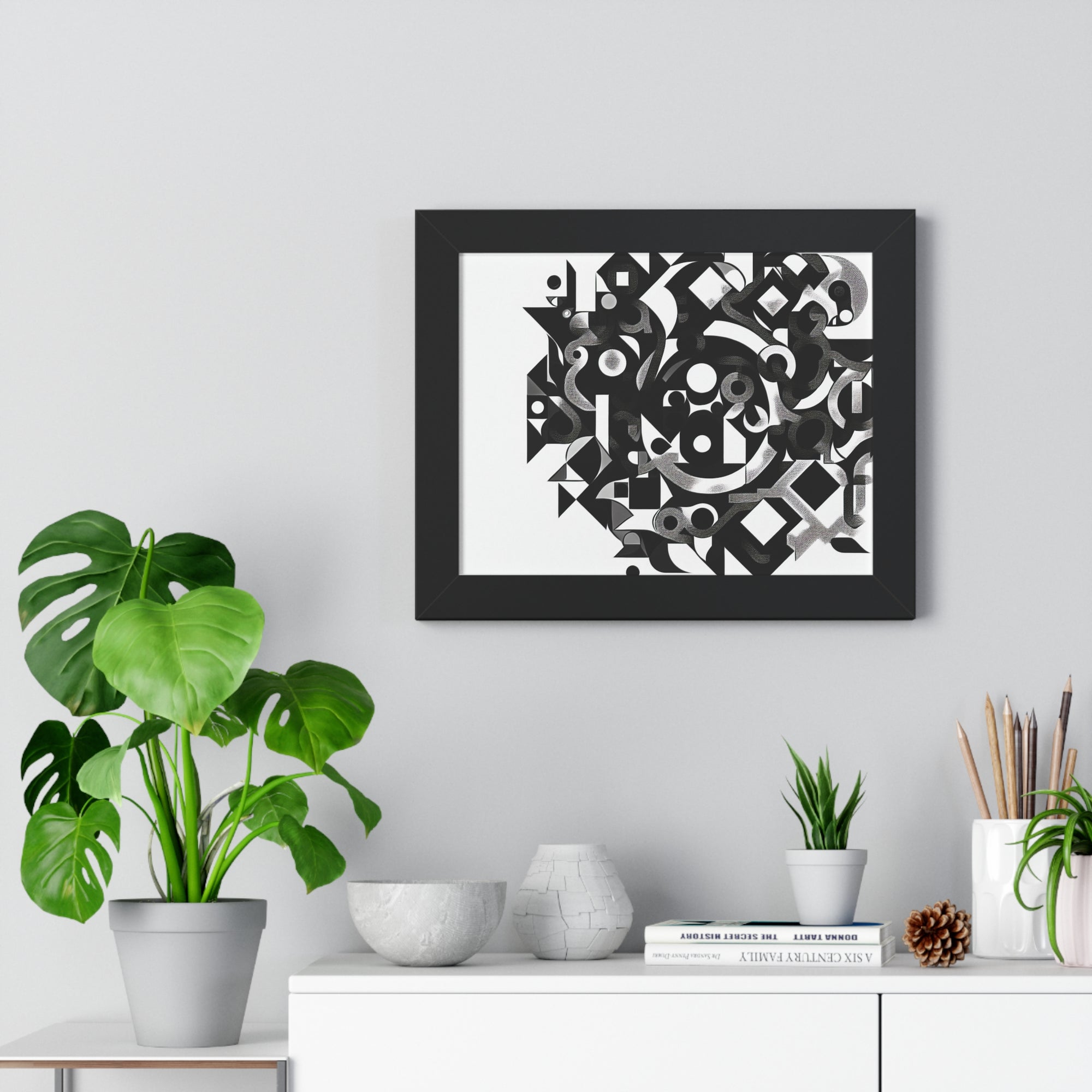 Eclipse of Contrast | Framed Print