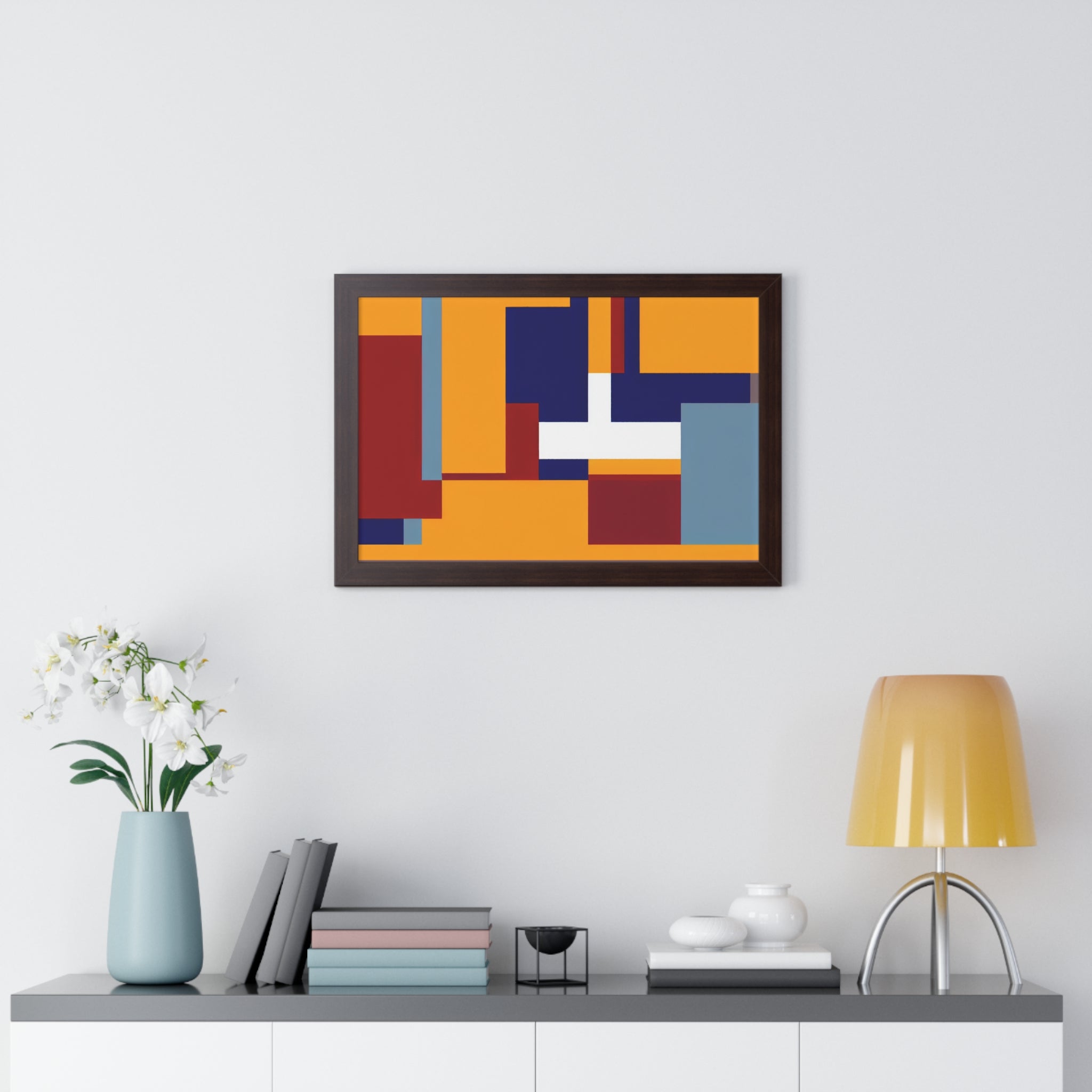 Harmony in Geometry | Framed Print