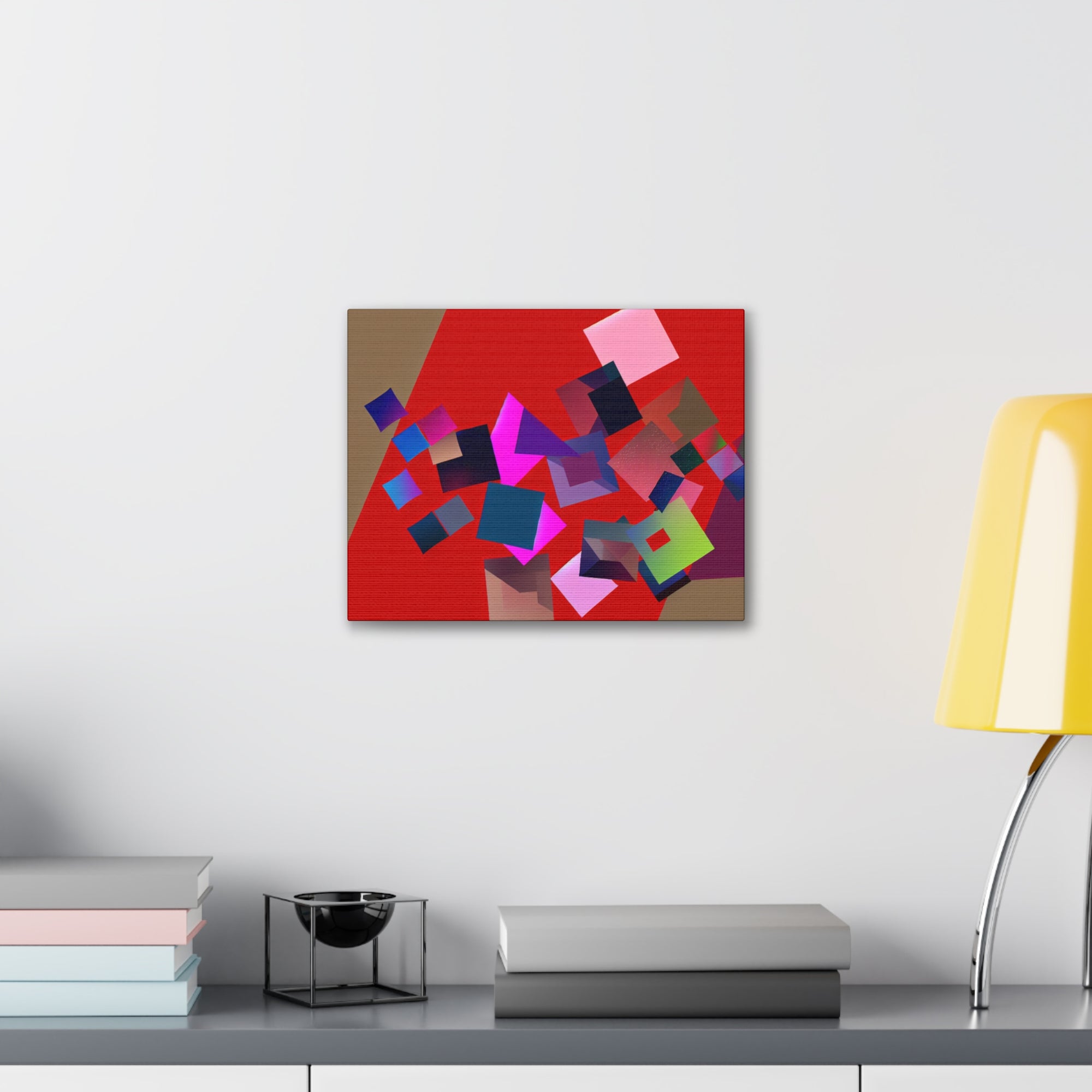 Vibrant Square Serenade | Canvas