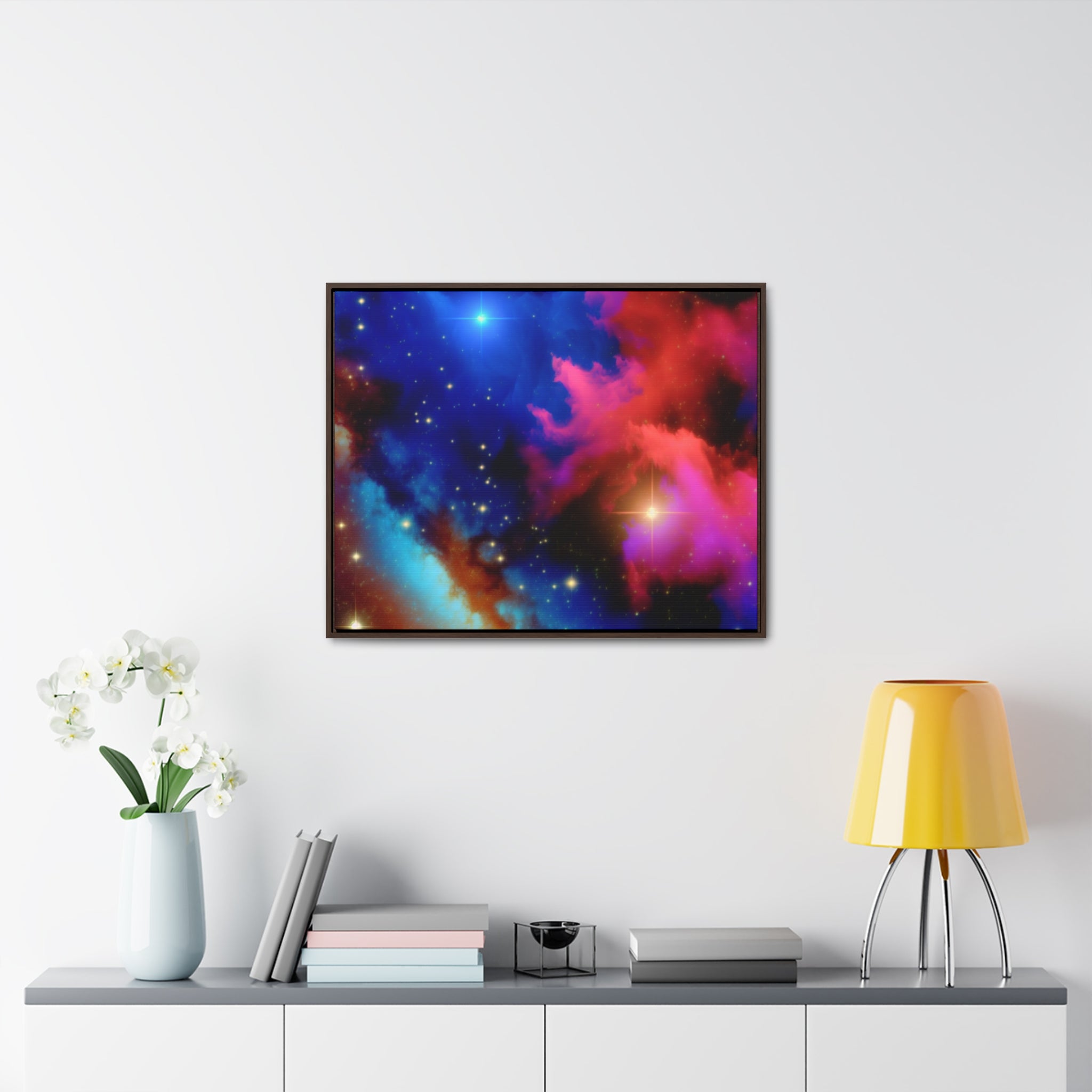 Celestial Whirl and Daze | Framed Canvas