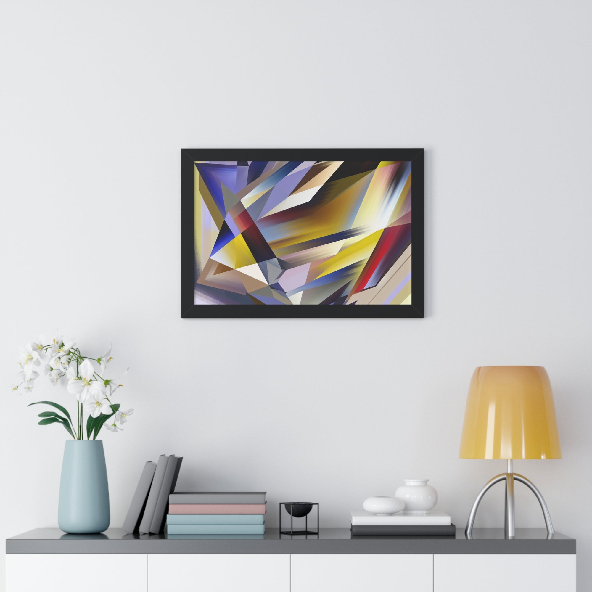 Velocity and Color Harmony | Framed Print