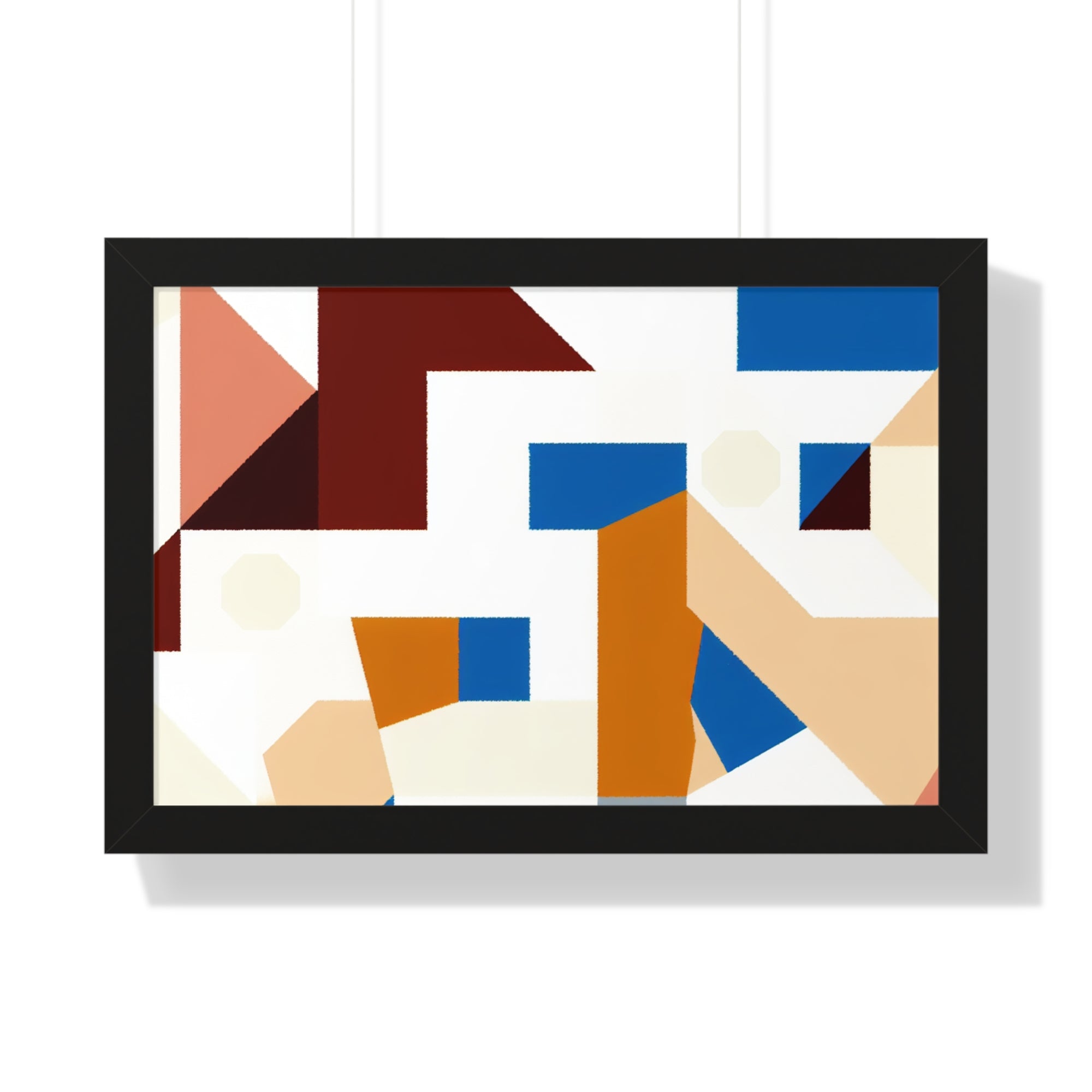 Rhythmic Fragments of Color | Framed Print