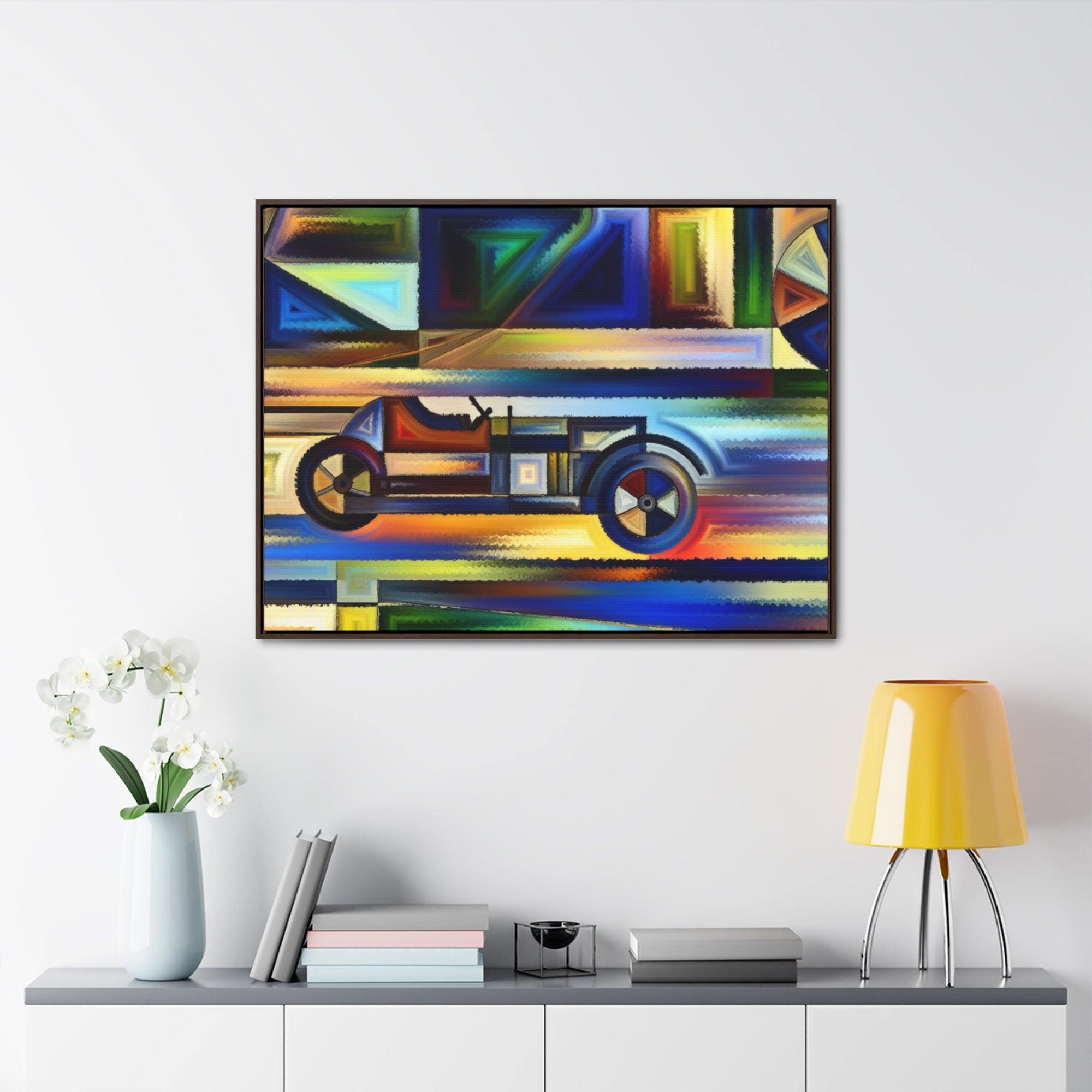 Velocity and Vibration | Framed Canvas