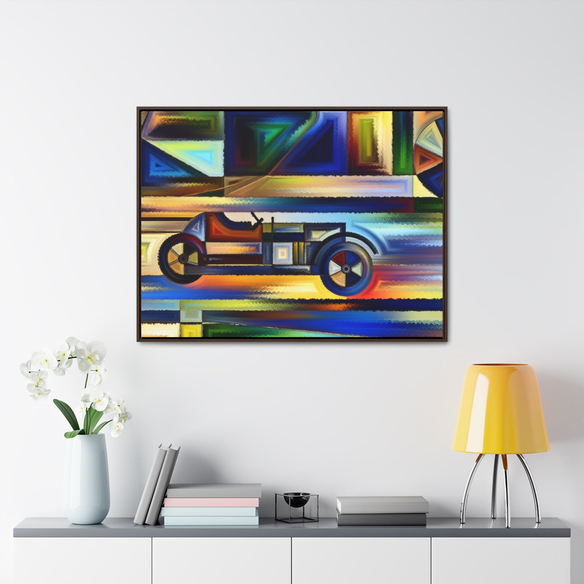 Velocity and Vibration | Framed Canvas