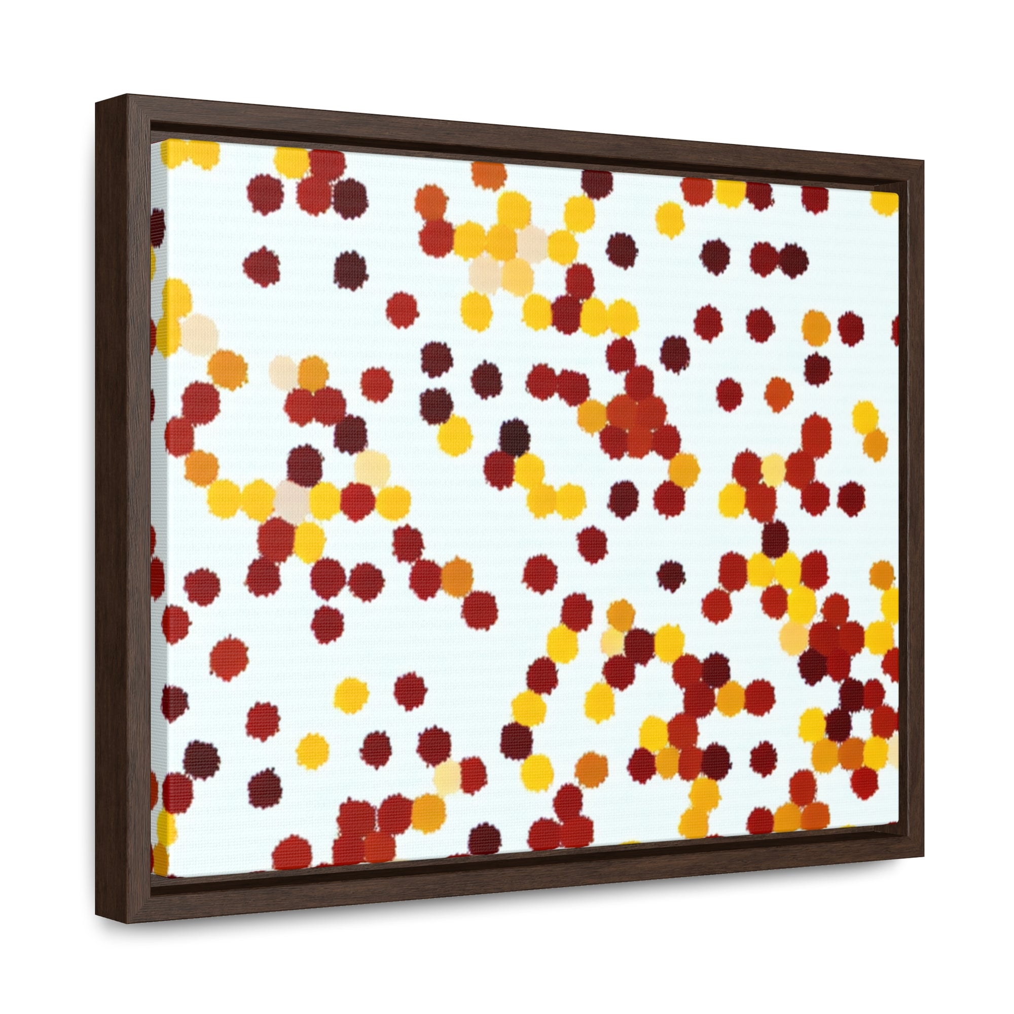 Ebullient Dots of Harmony | Framed Canvas