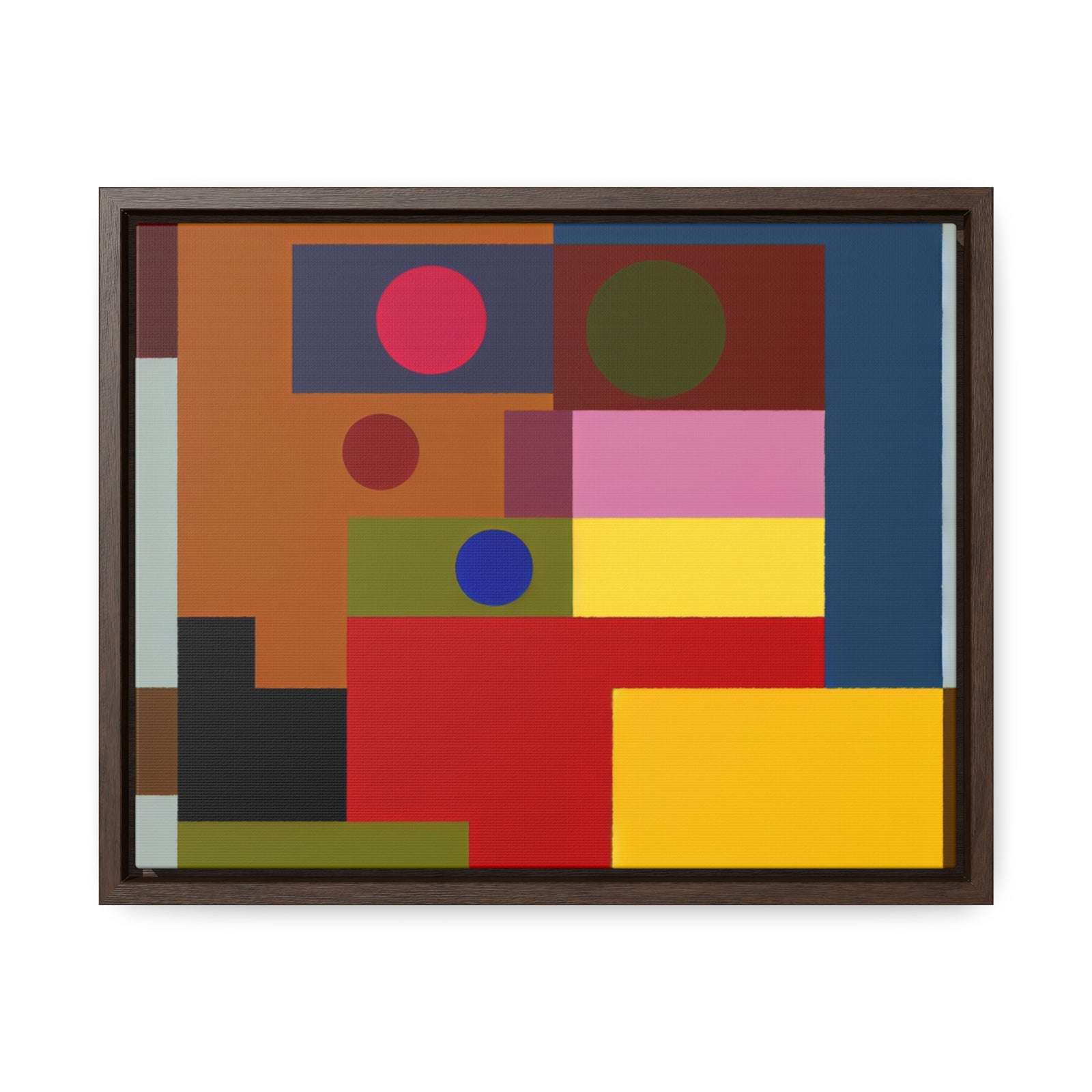 Radiant Geometry Unveiled | Framed Canvas