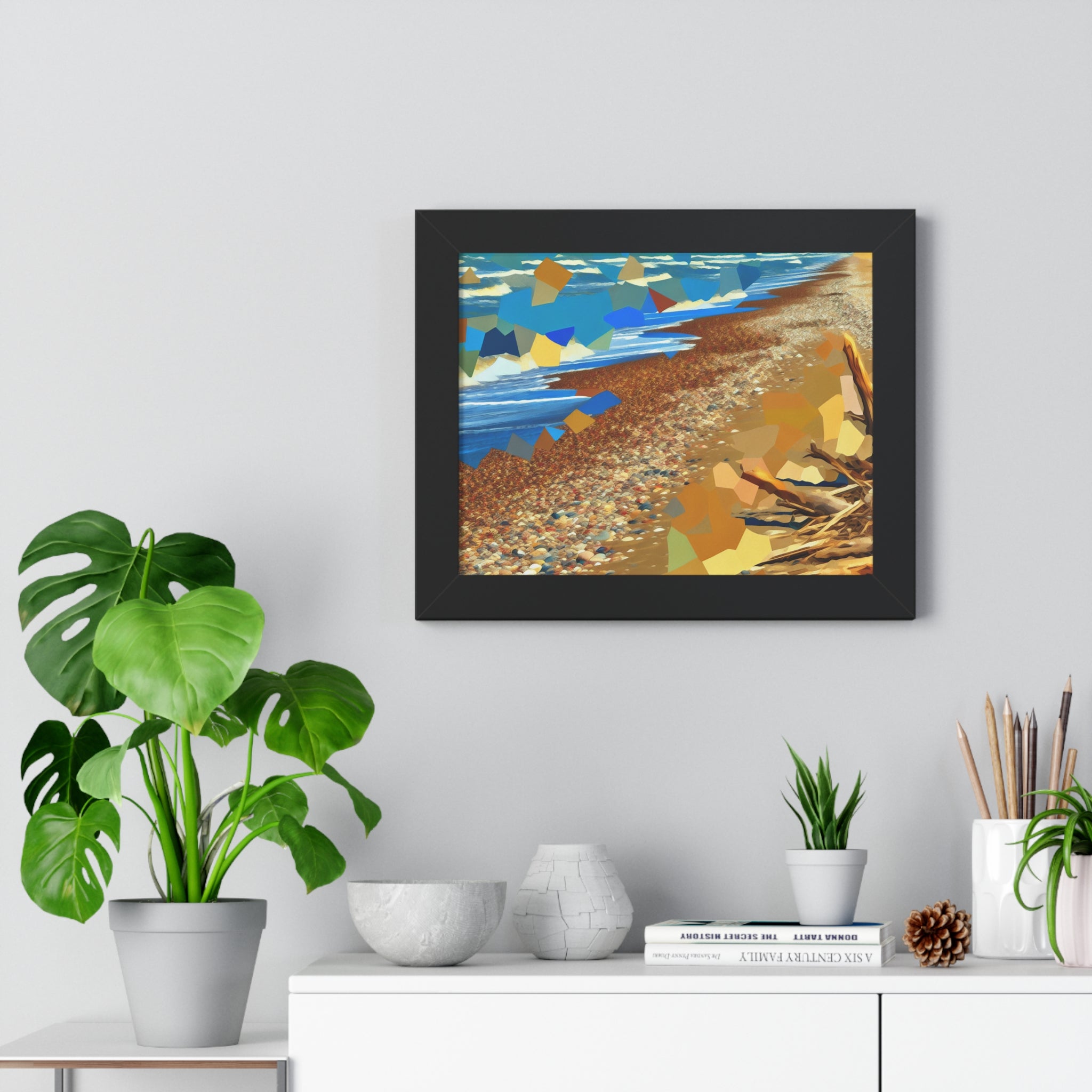 Tidal Whispers and Sunlight | Framed Print