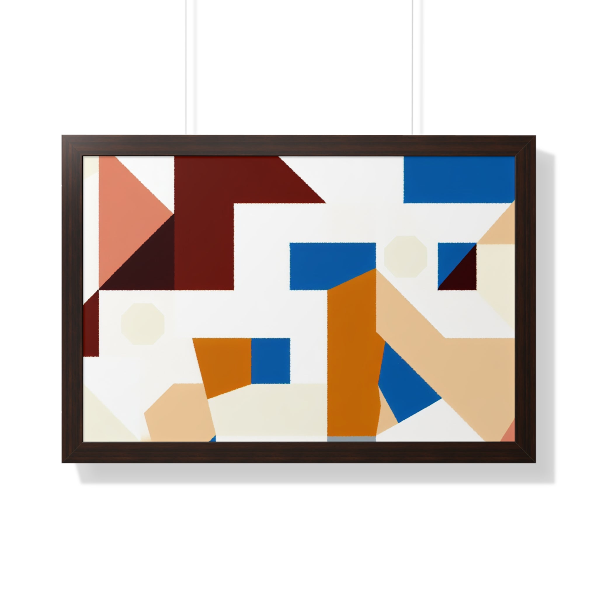 Rhythmic Fragments of Color | Framed Print