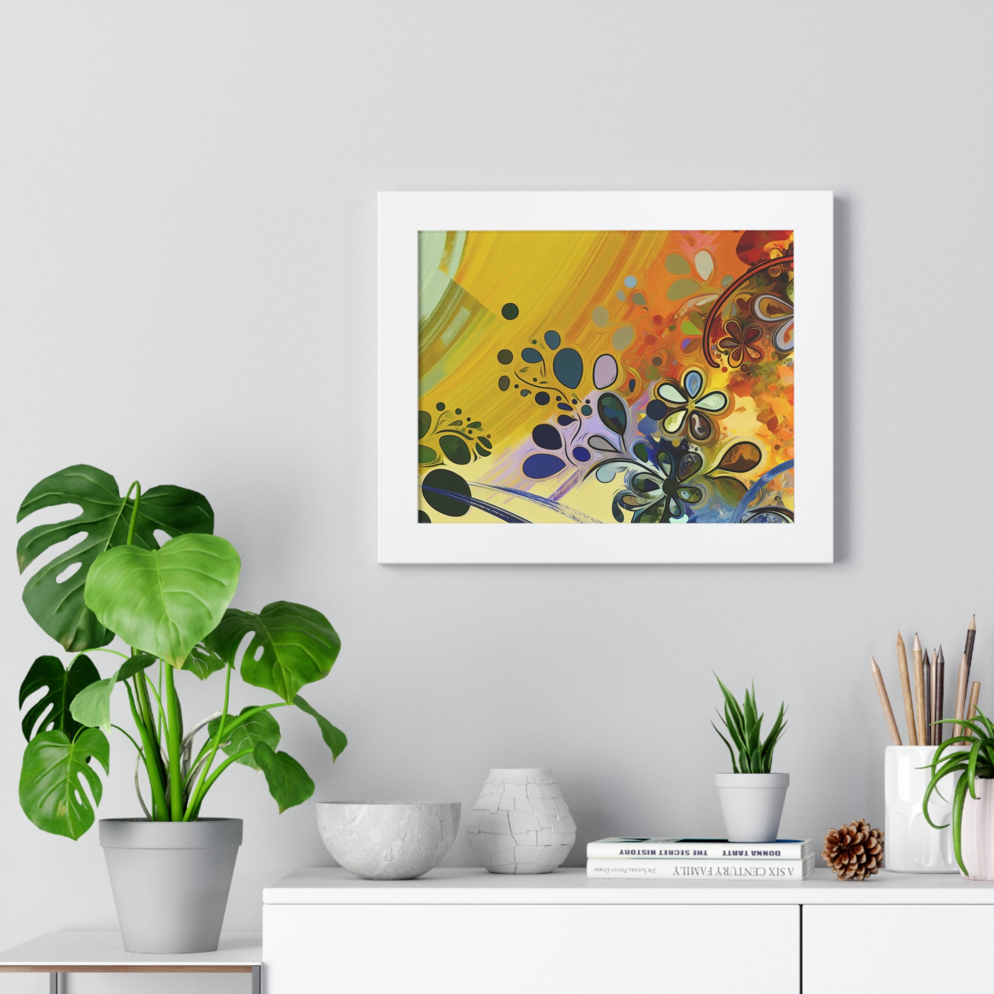 Whimsy in Bloom | Framed Print