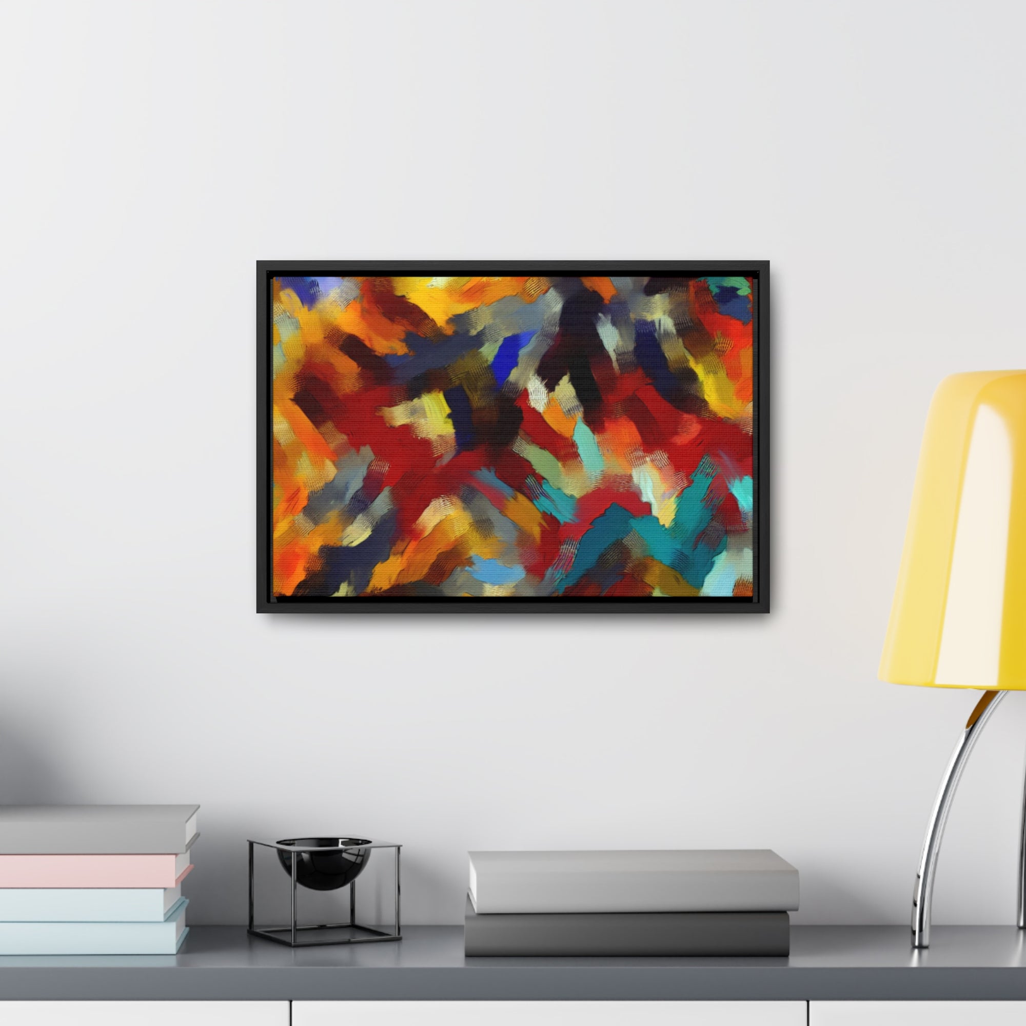 Euphoria in Chaos | Framed Canvas