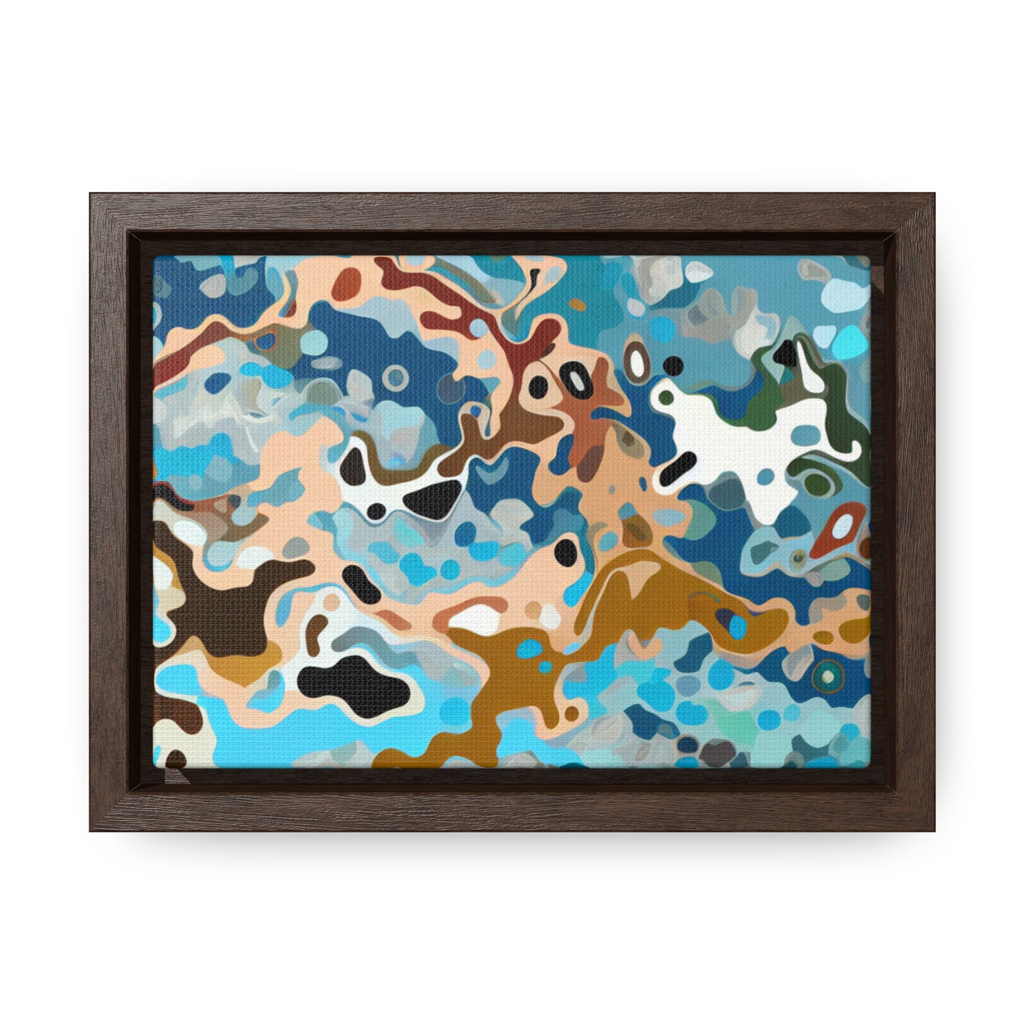 Tidal Whispers and Sands | Framed Canvas