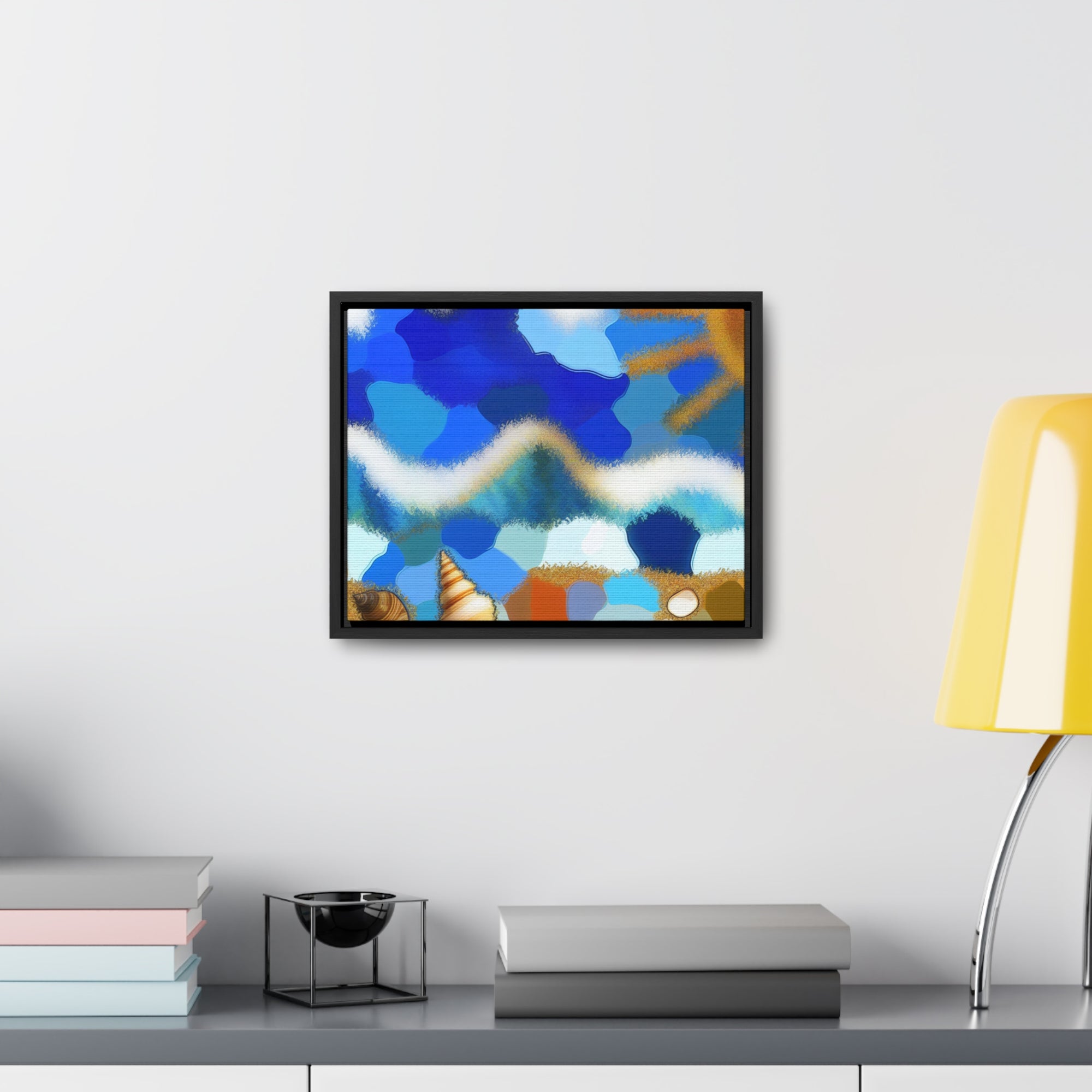 Tidal Dreams and Sunlight | Framed Canvas