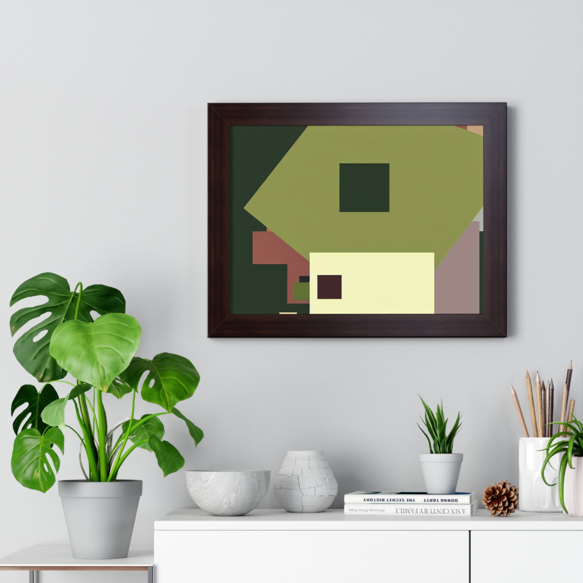 Whispers of Geometry | Framed Print