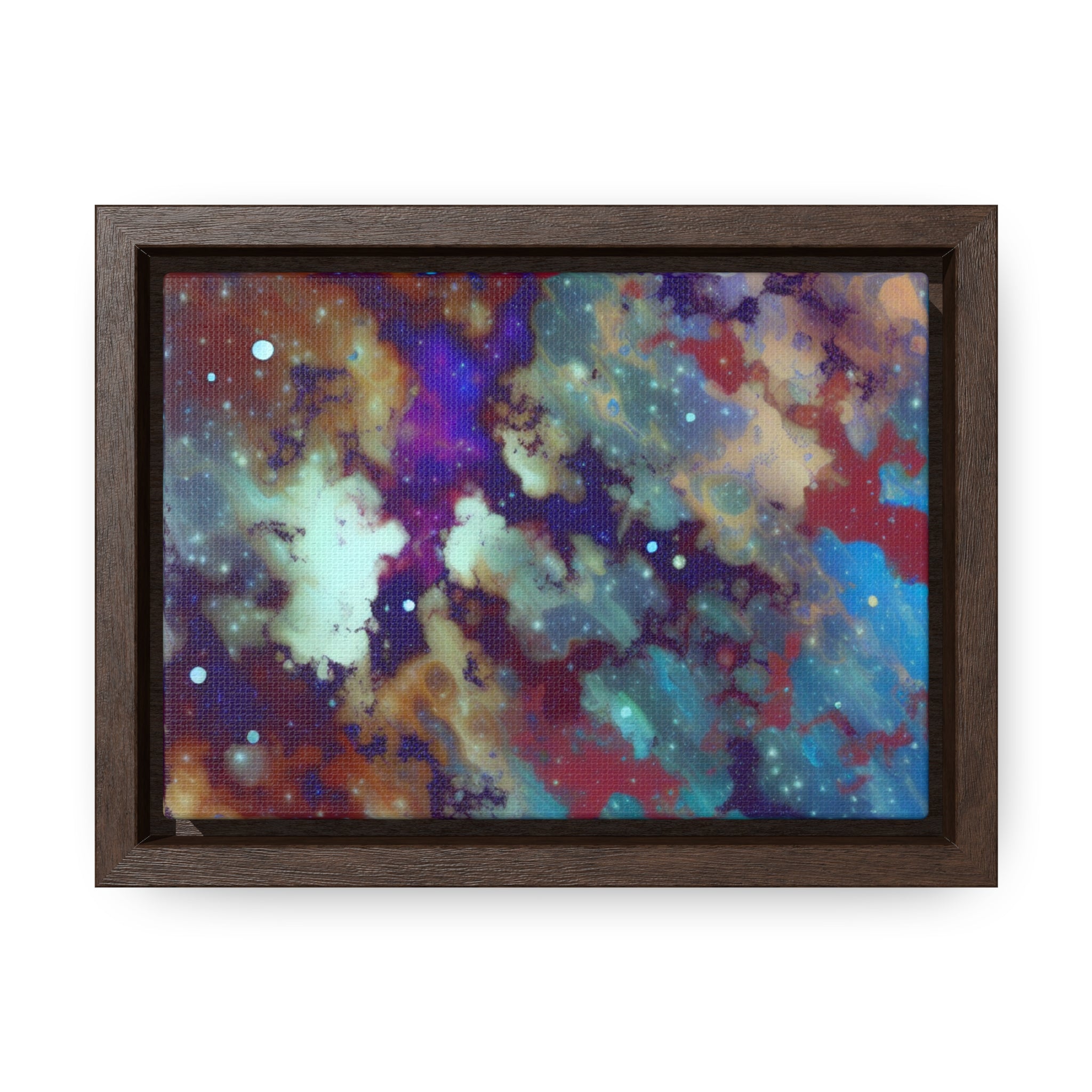 Stellar Whispers and Cosmic Dreams | Framed Canvas