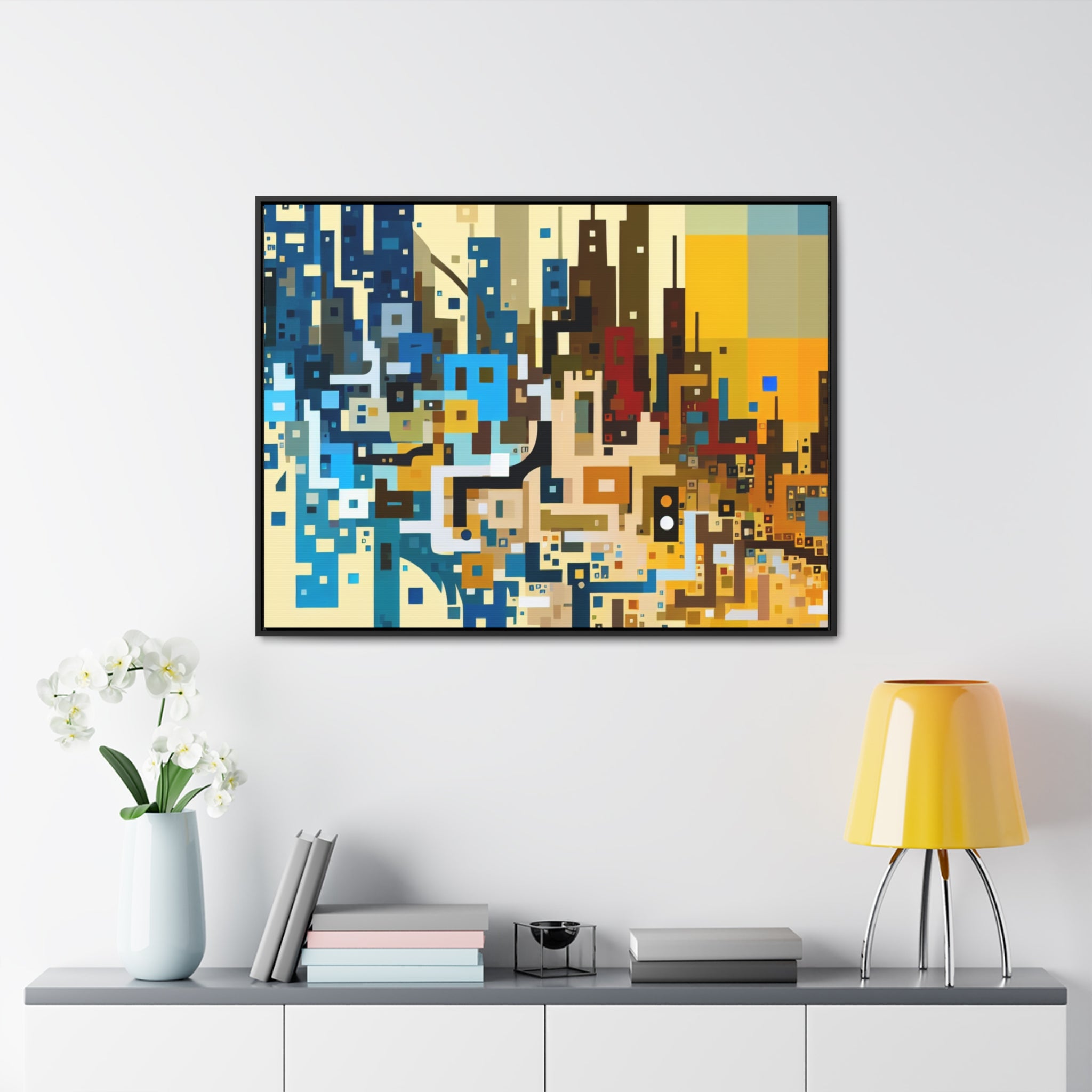 Metro Mirage | Framed Canvas