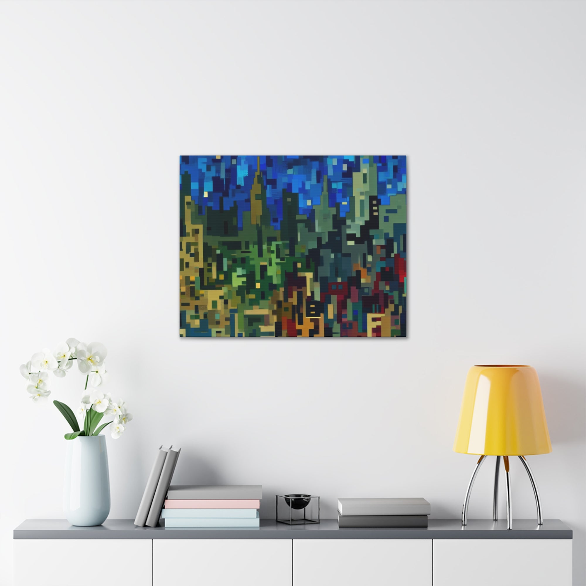 Metalline Urban Reverie | Canvas