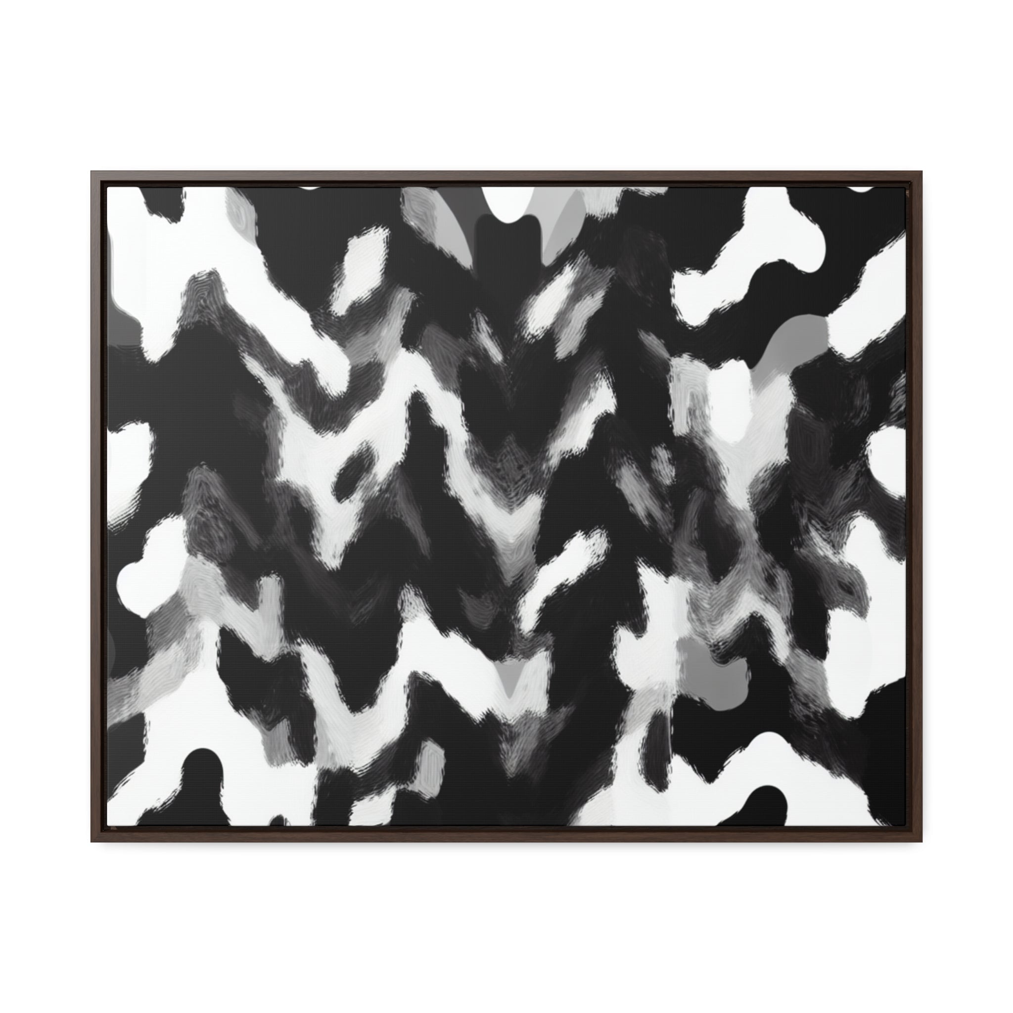 Rhythmic Duality | Framed Canvas