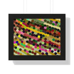 Ebullient Dot Symphony | Framed Print