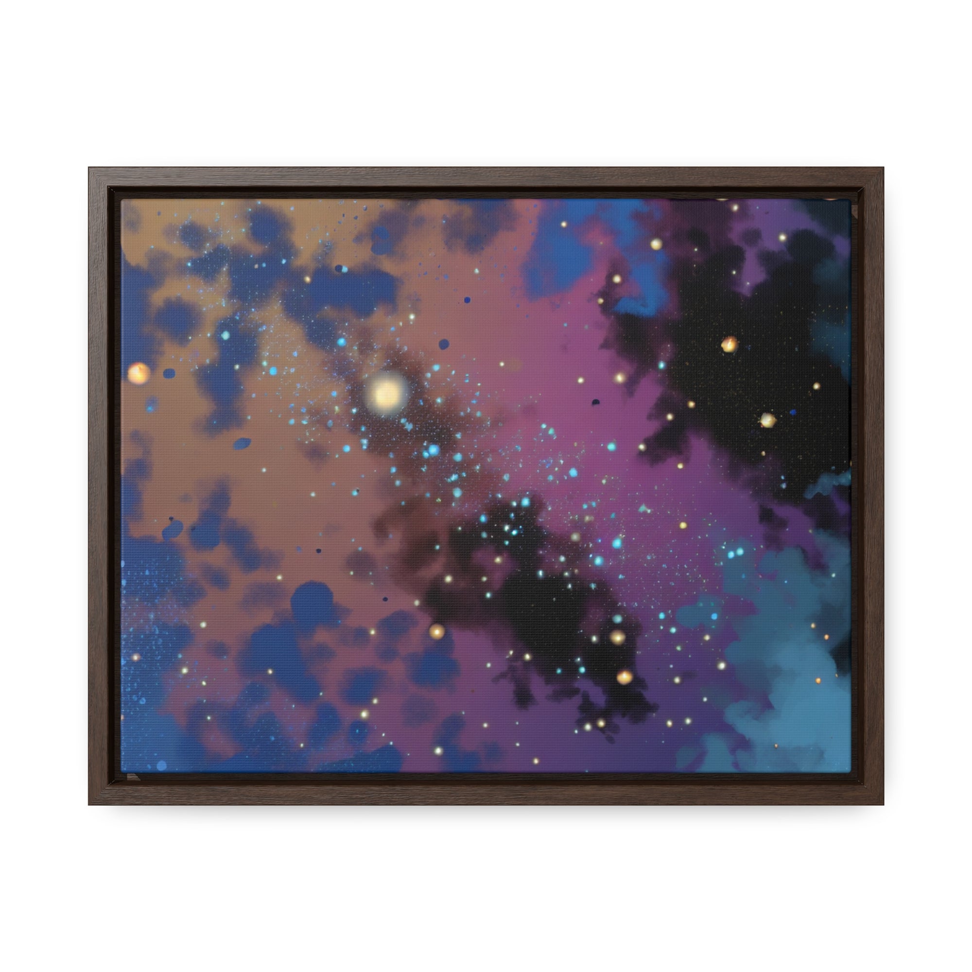 Galactic Whispers and Dreams | Framed Canvas