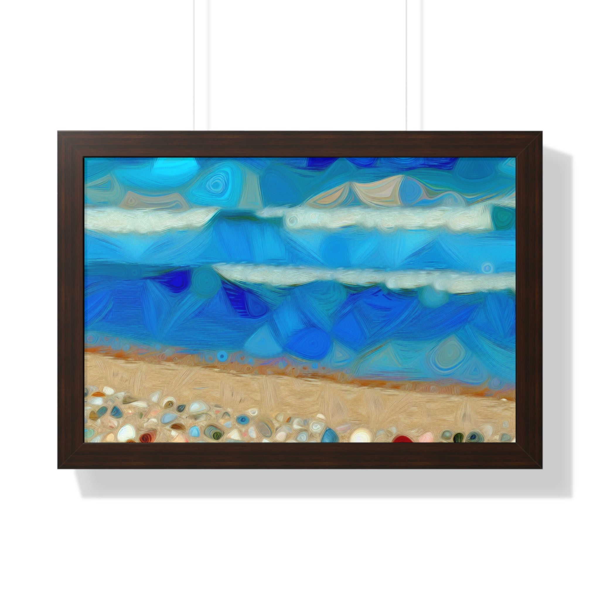 Whispers of Tidal Serenity | Framed Print