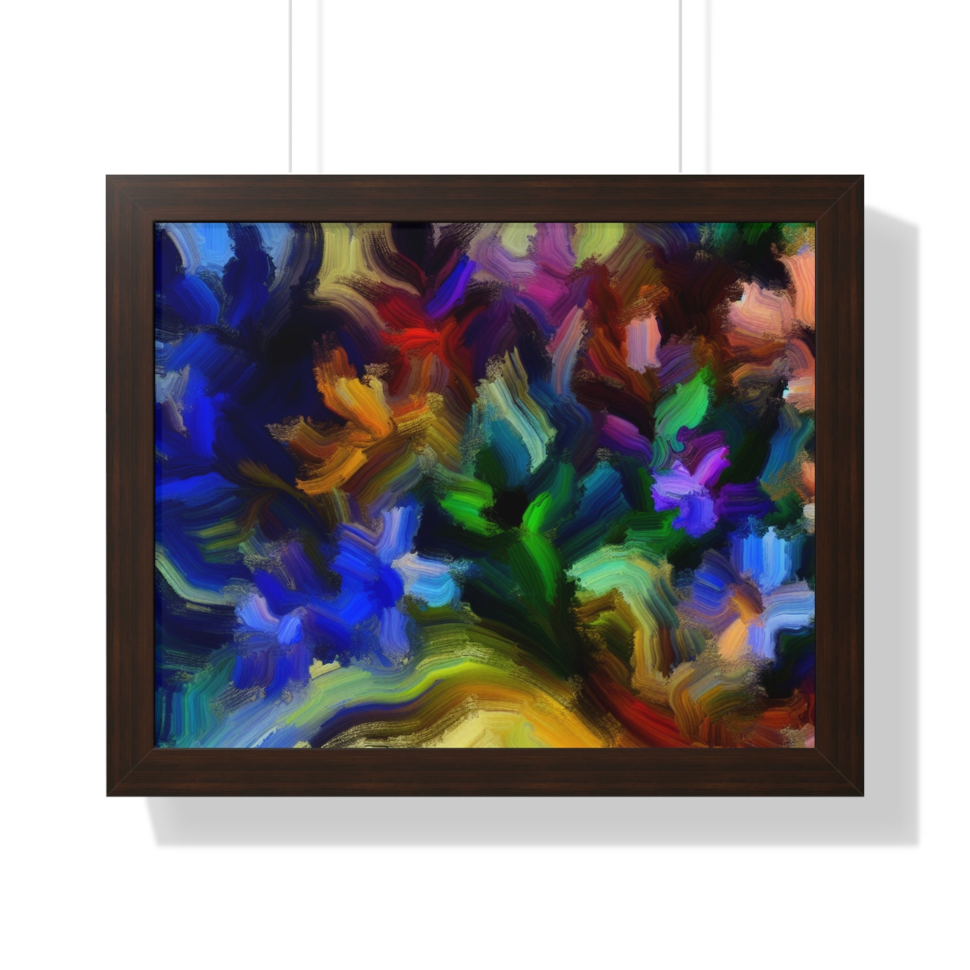 Vibrant Whispers of Flora | Framed Print