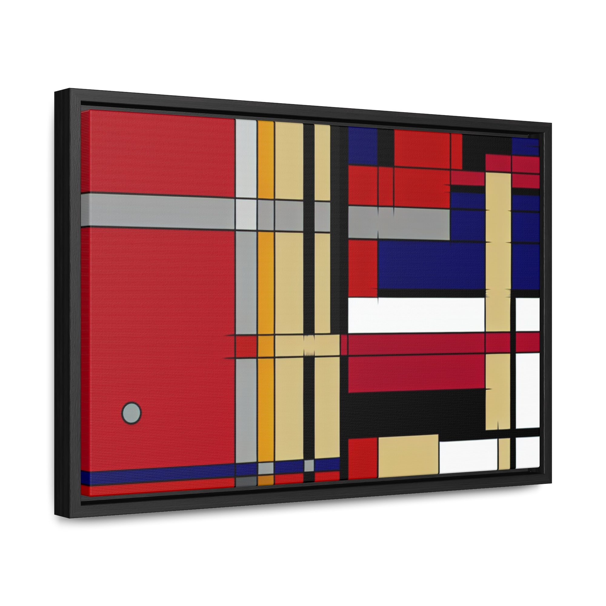 Dynamic Harmony of Shapes | Framed Canvas