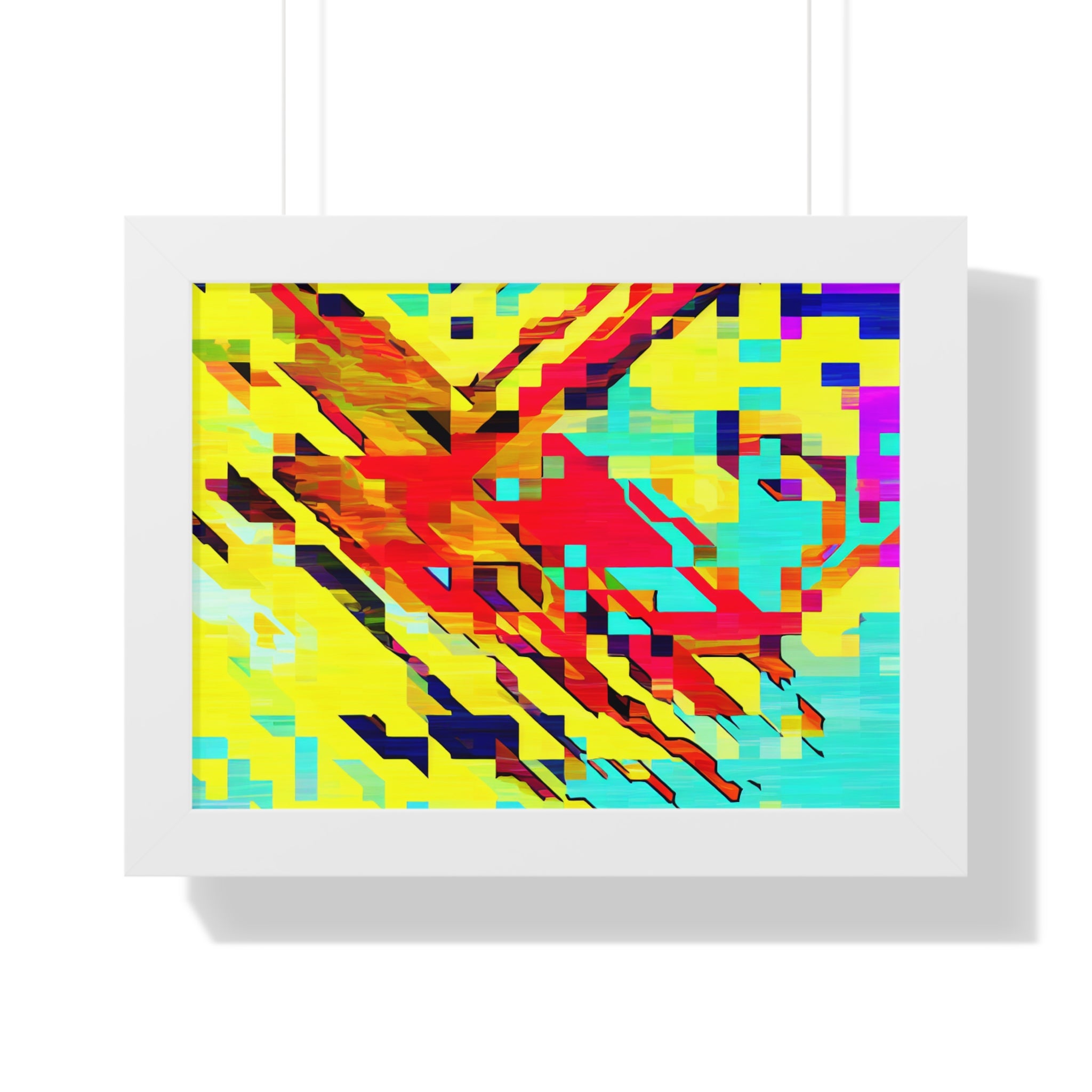 Euphoria in Pixels | Framed Print