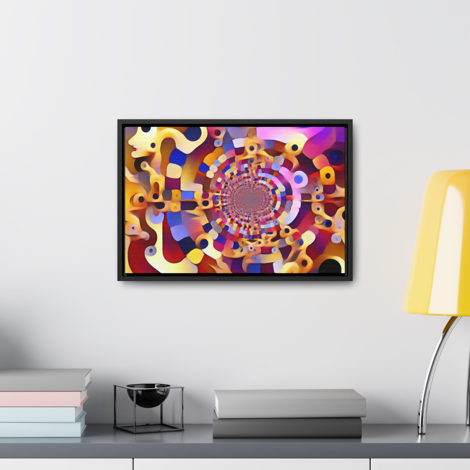 Whispers of Color Dreams | Framed Canvas