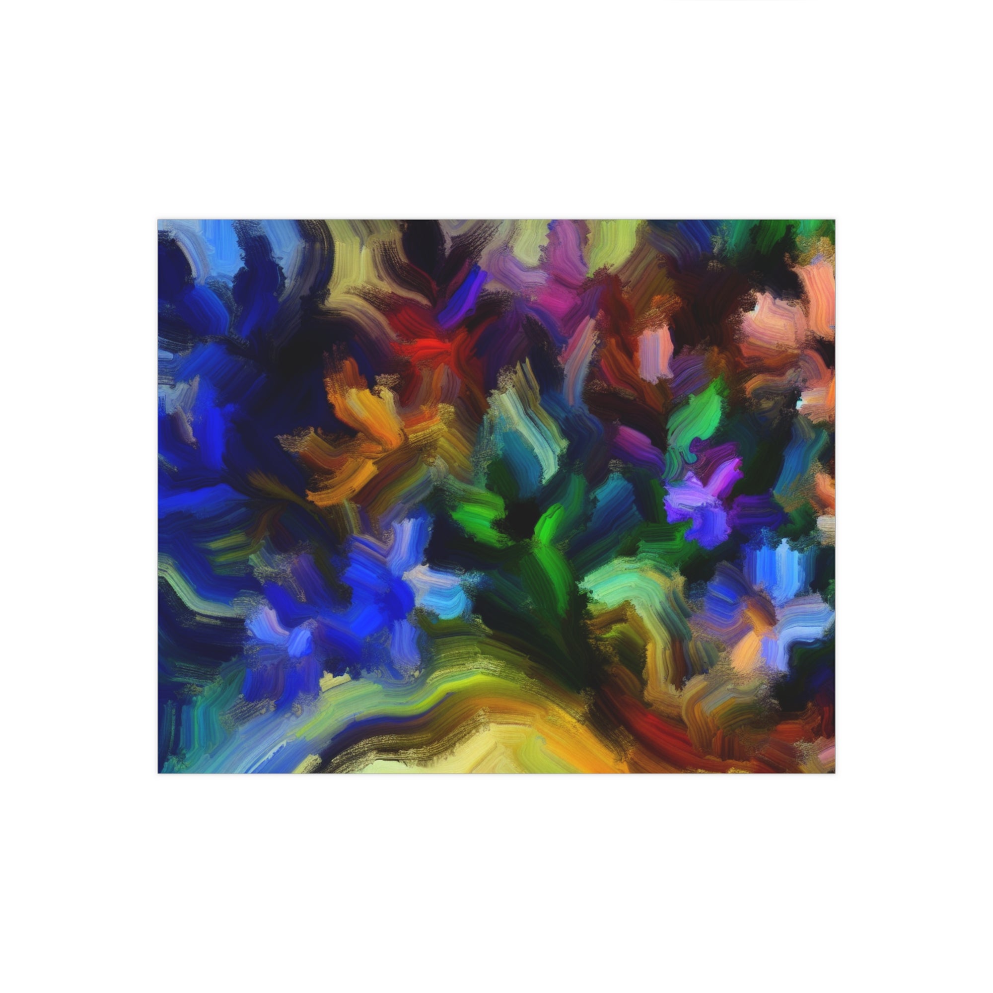 Vibrant Whispers of Flora | Satin Print