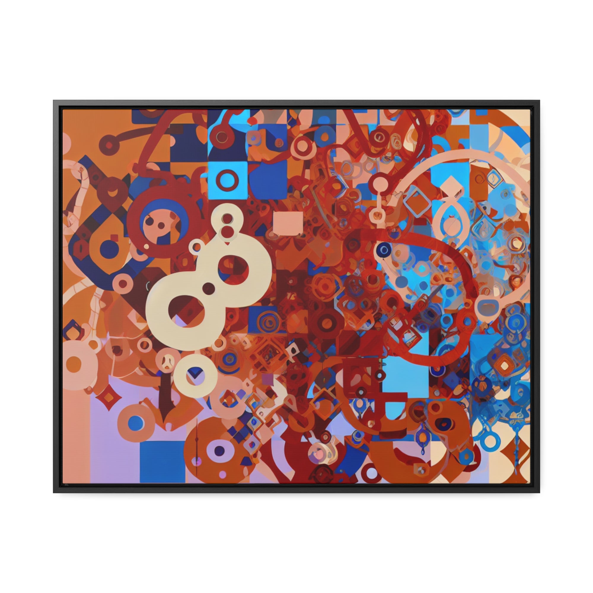 Kaleidoscope Dreams and Whimsy | Framed Canvas