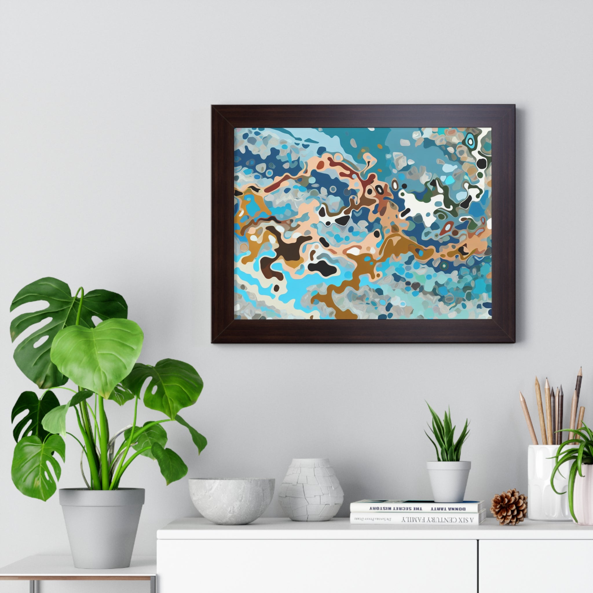 Tidal Whispers and Sands | Framed Print