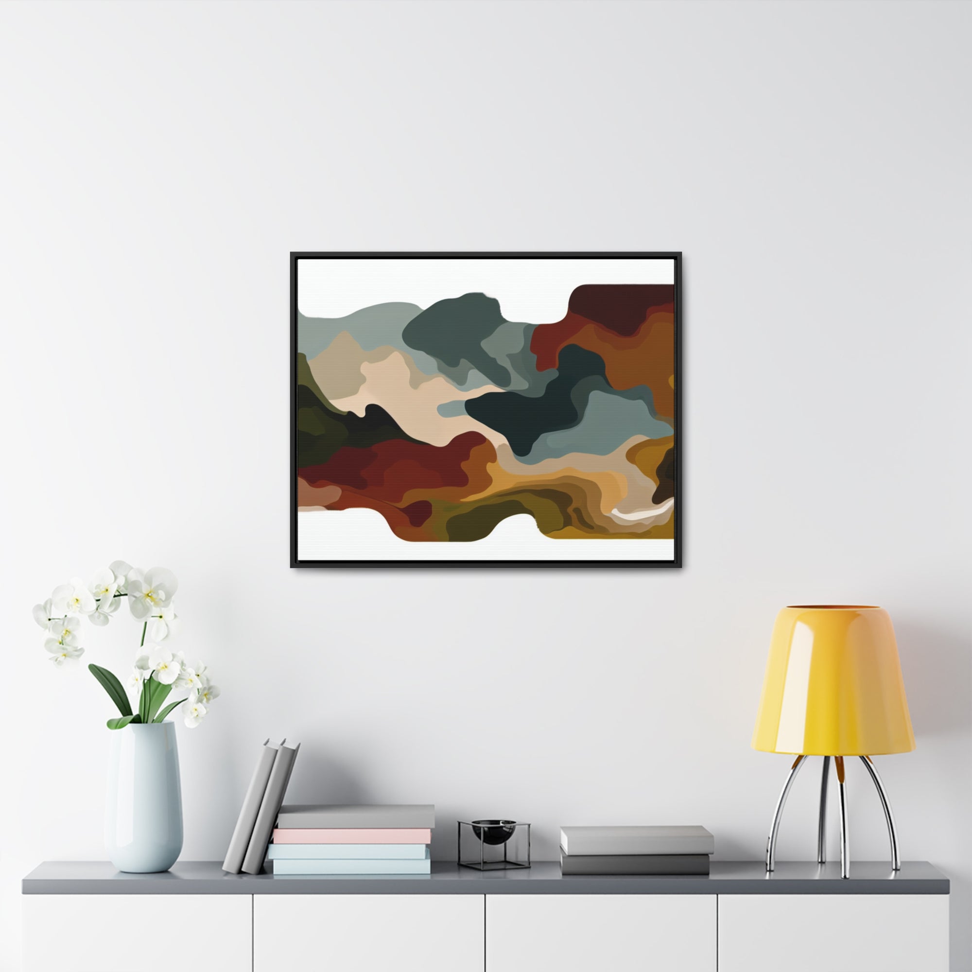 Whispers of Earth and Sky | Framed Canvas