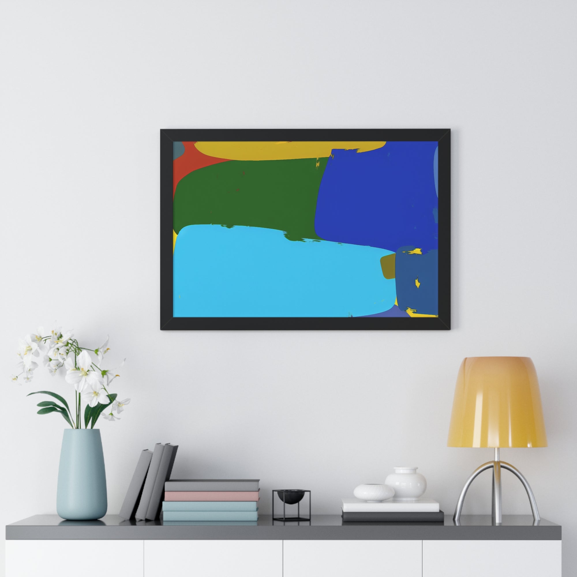 Vibrant Echoes of Energy | Framed Print