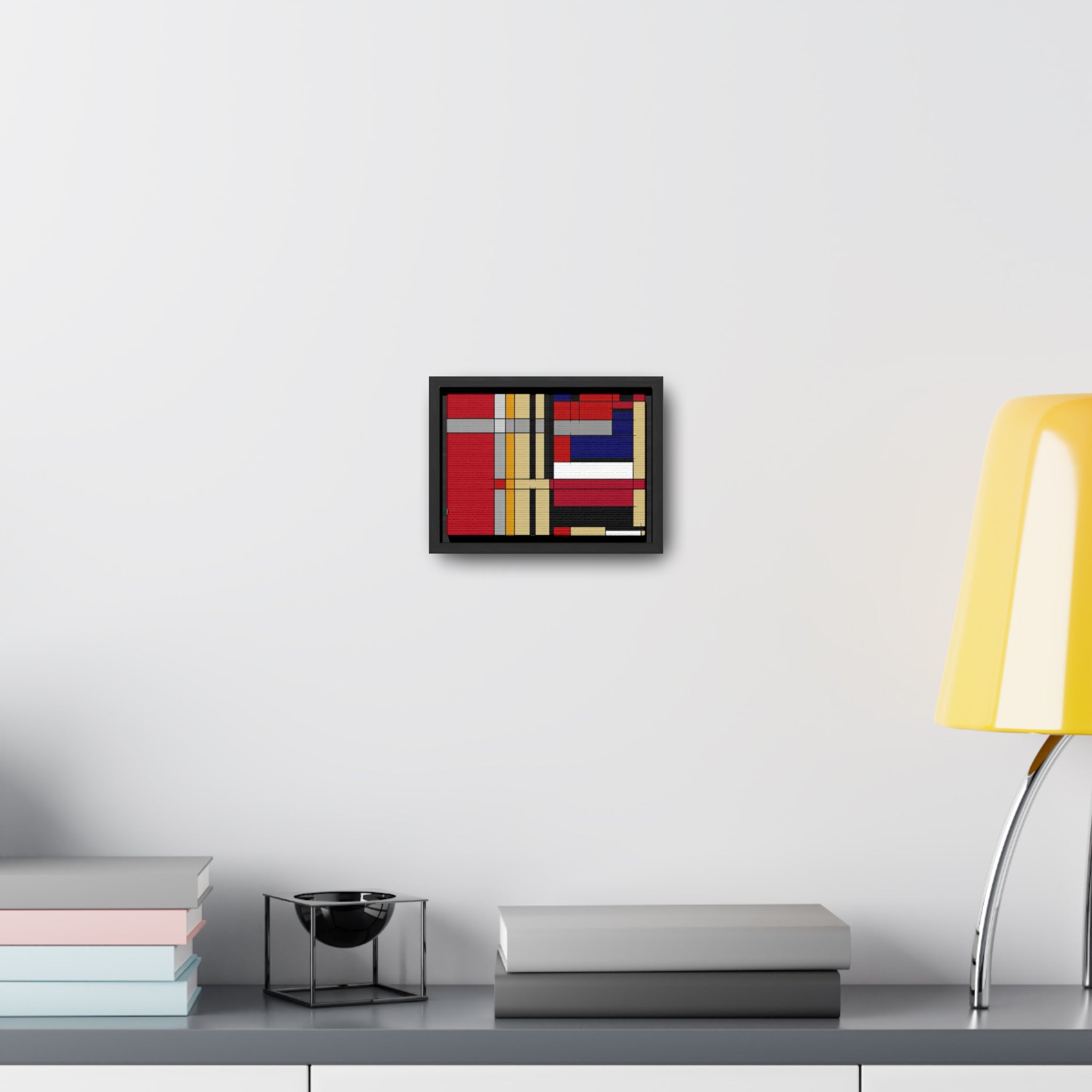 Dynamic Harmony of Shapes | Framed Canvas