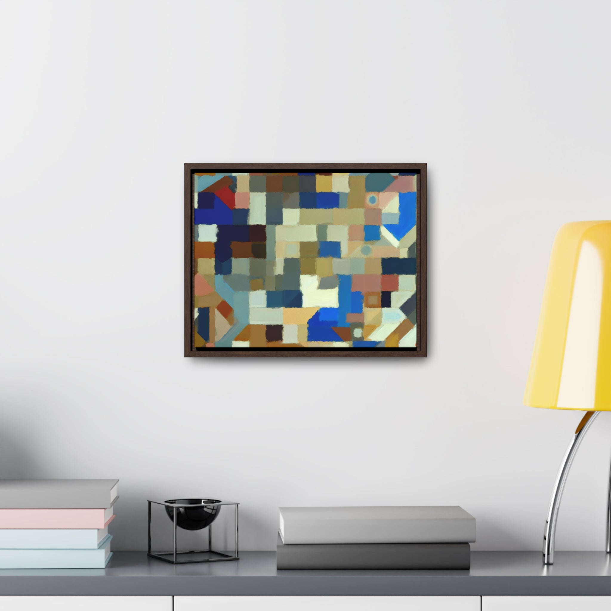 Fractured Symphony of Color | Framed Canvas