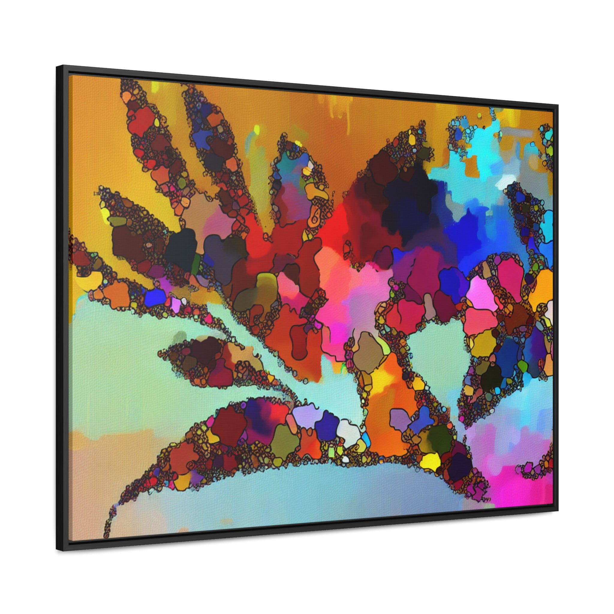 Botanical Rhythm and Flow | Framed Canvas