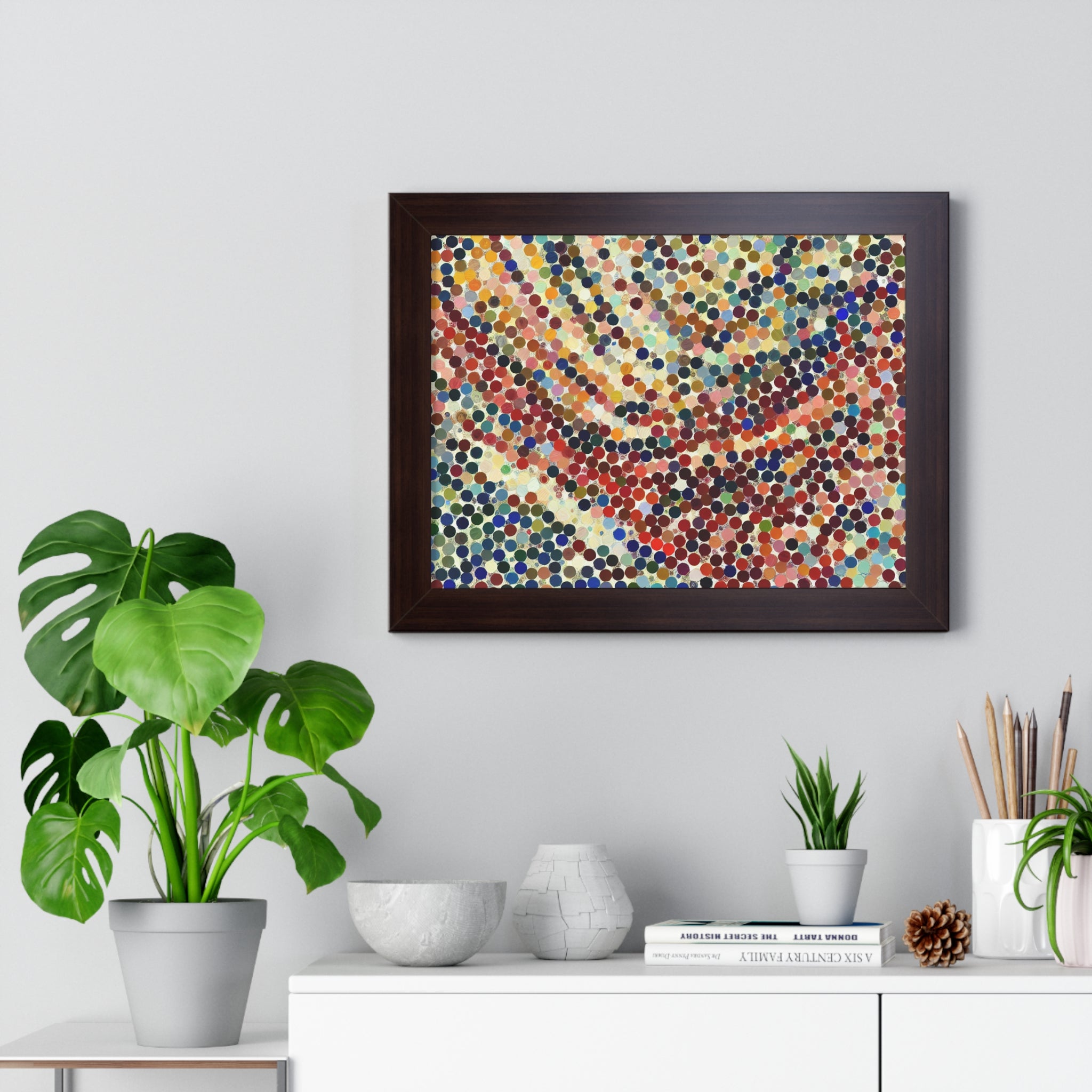 Waves of Colorful Whispers | Framed Print