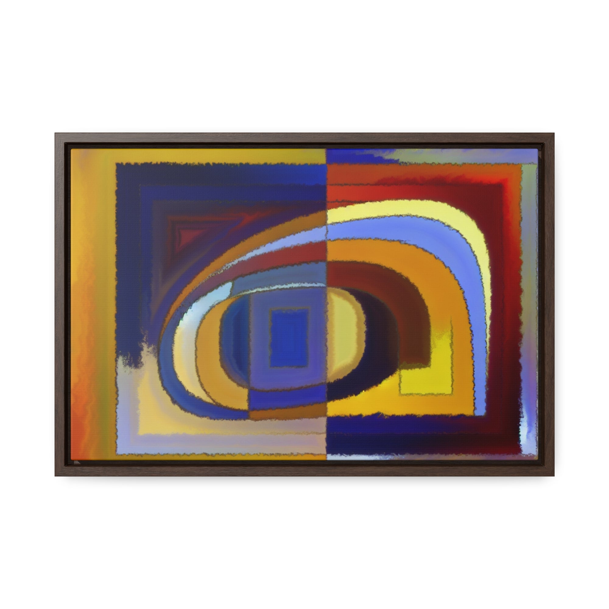 Chromatic Whispers and Dreams | Framed Canvas