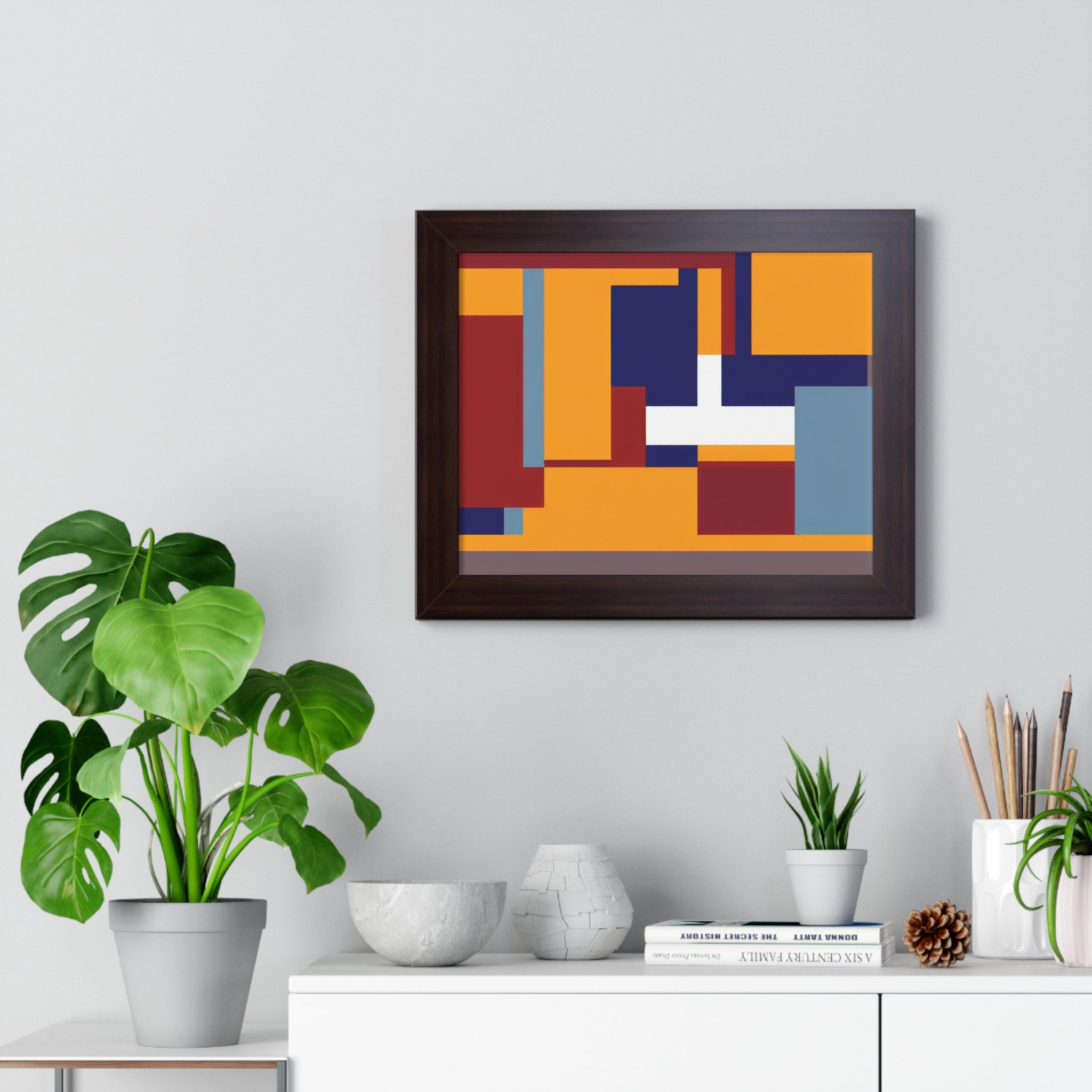 Harmony in Geometry | Framed Print