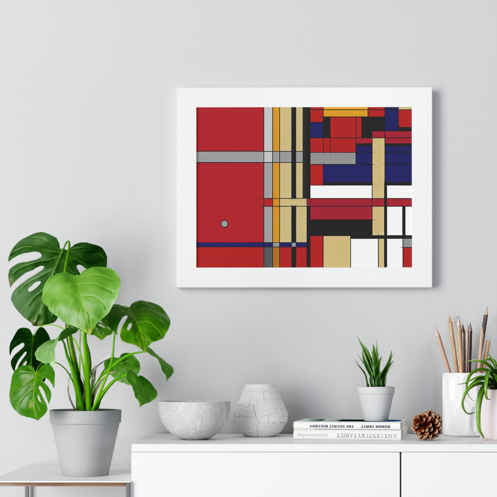 Dynamic Harmony of Shapes | Framed Print