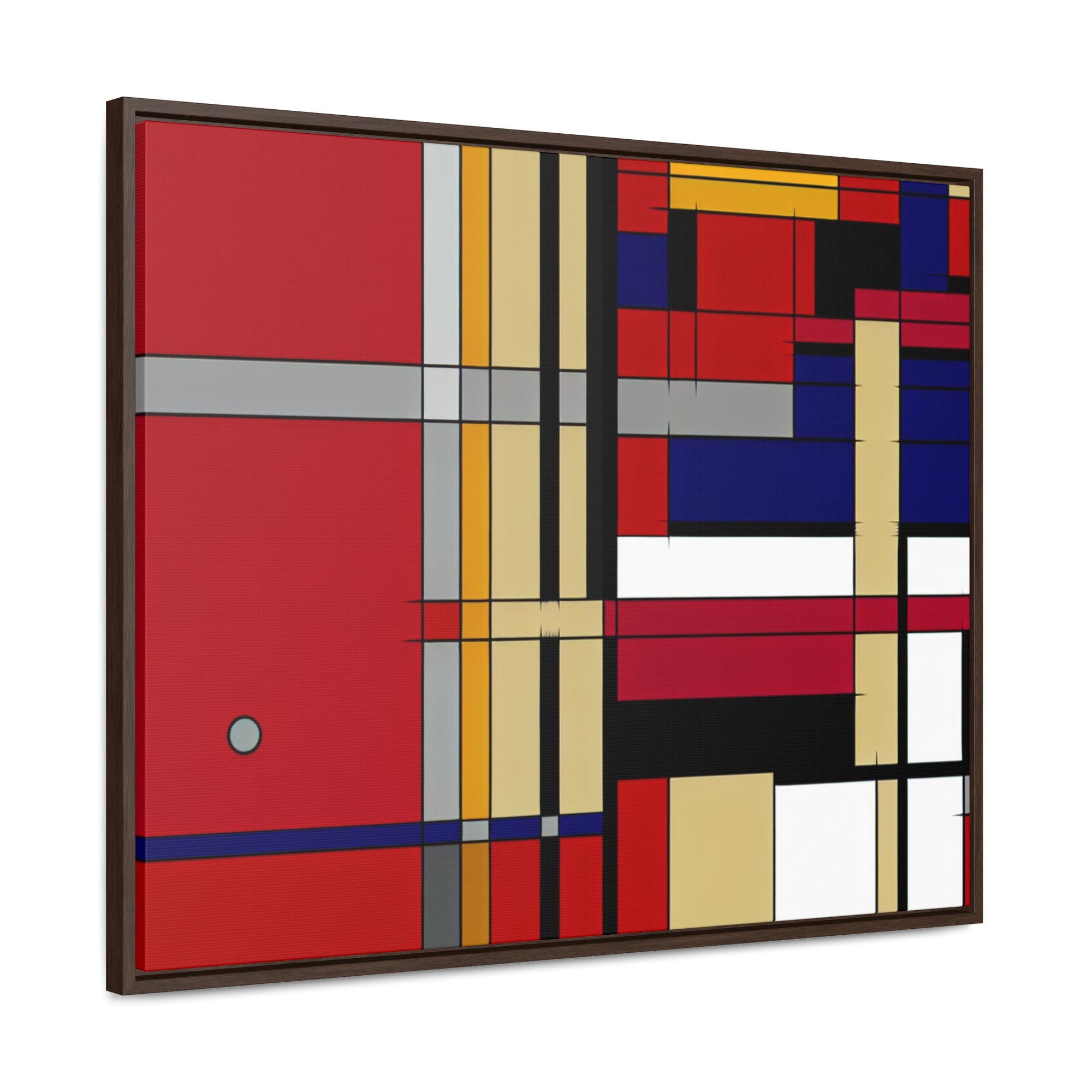 Dynamic Harmony of Shapes | Framed Canvas