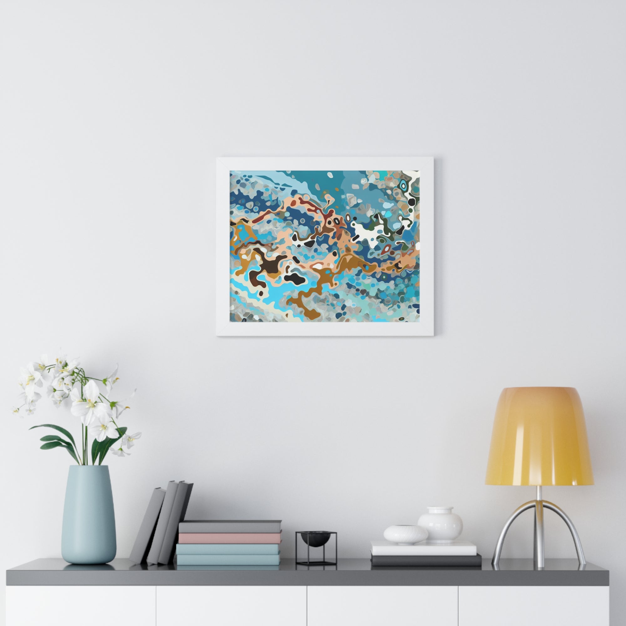 Tidal Whispers and Sands | Framed Print