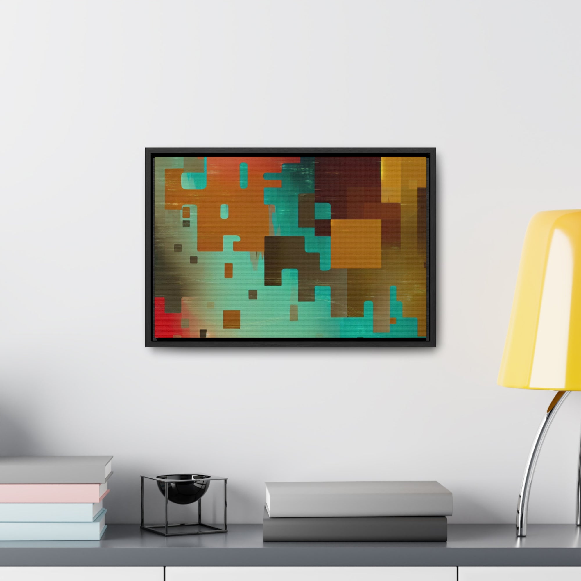 Retro Reverie | Framed Canvas