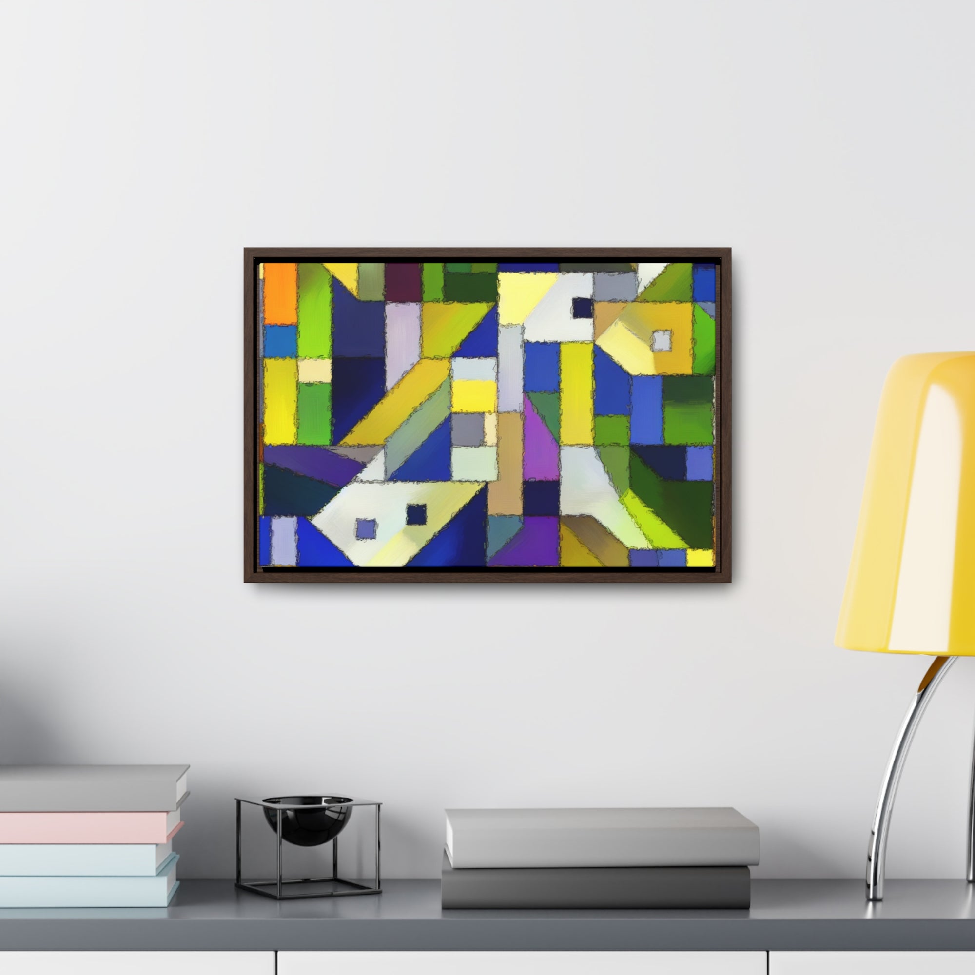 Fractured Harmony and Light | Framed Canvas