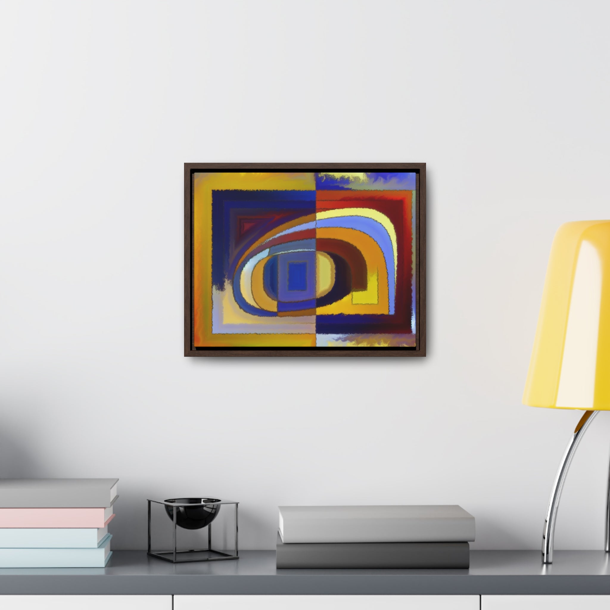 Chromatic Whispers and Dreams | Framed Canvas