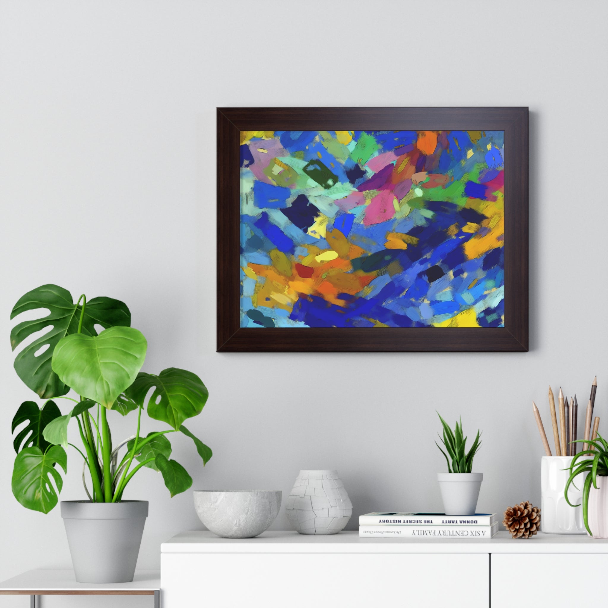 Elysian Whirl and Drift | Framed Print